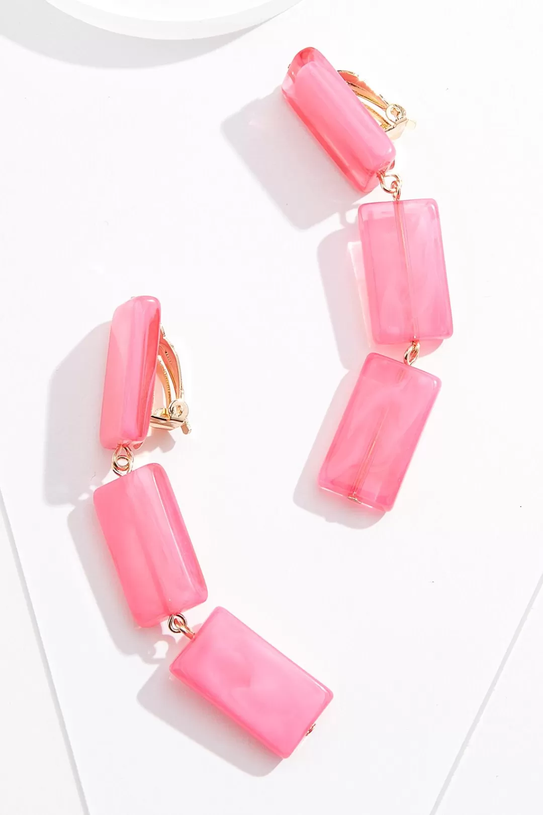 Cato Earrings | Lucite Linear Earrings