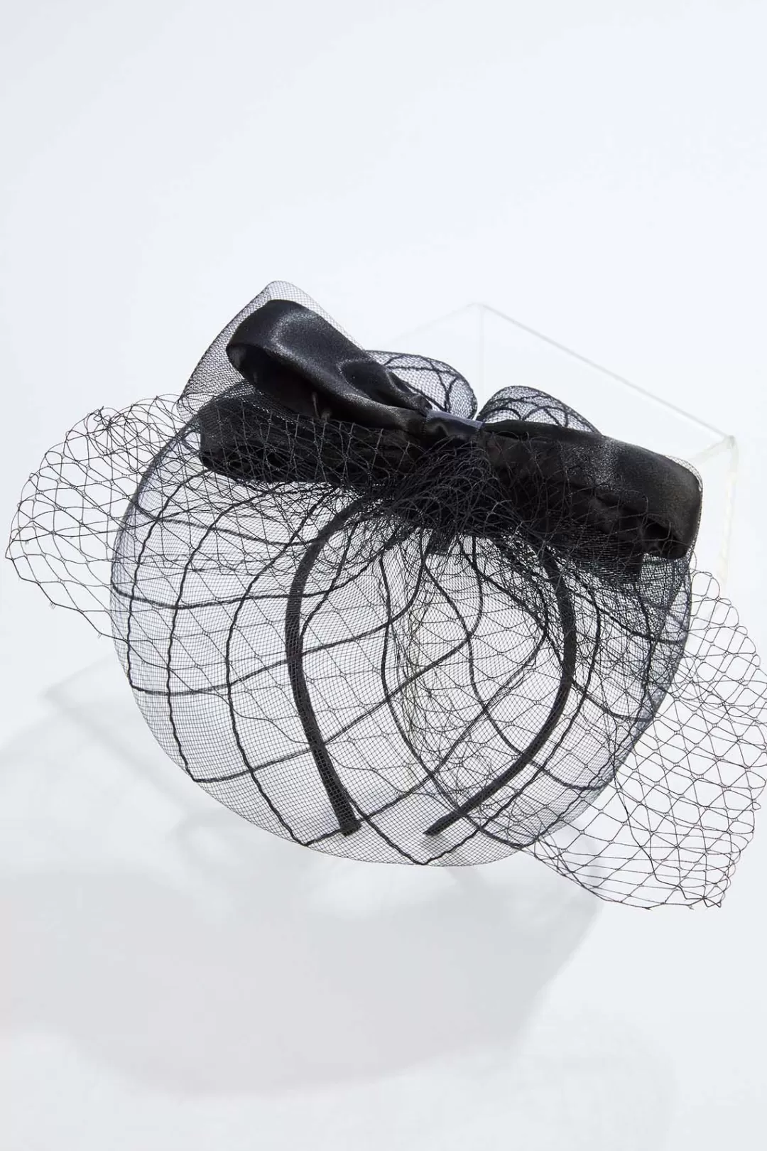 Cato Hats & Hair | Mesh Bow Veil Fascinator