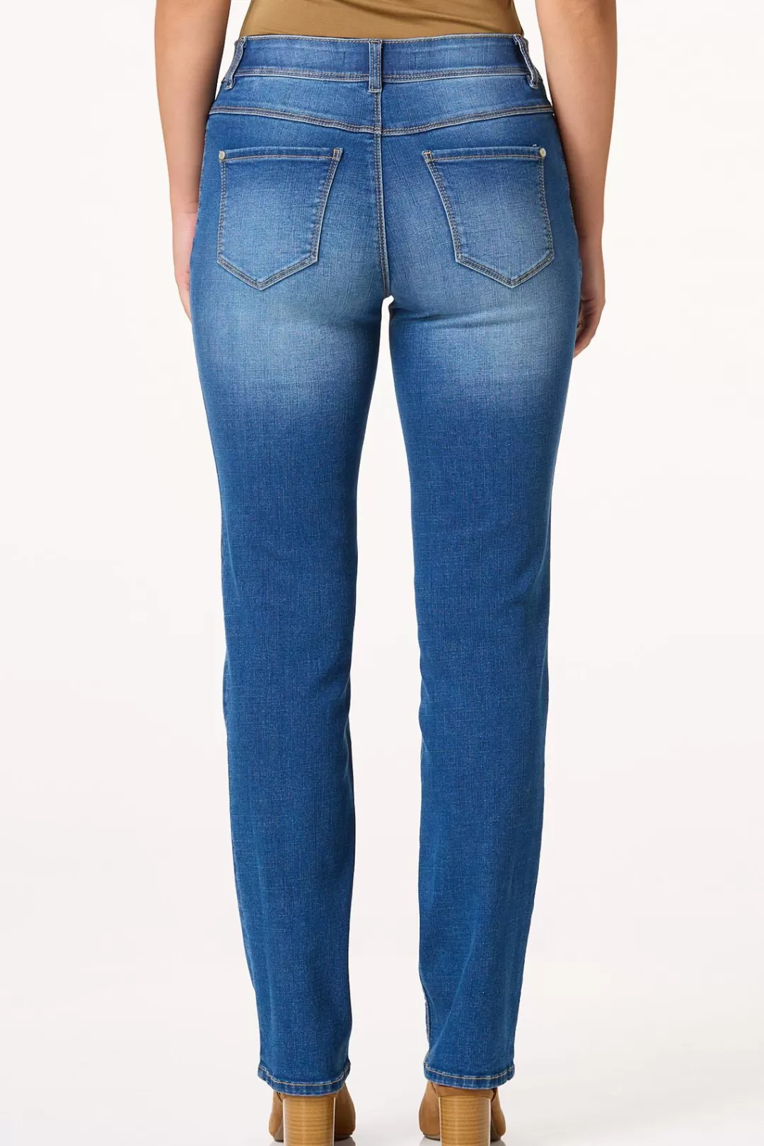 Cato Jeans | Mid Rise Faded Blue Jeans