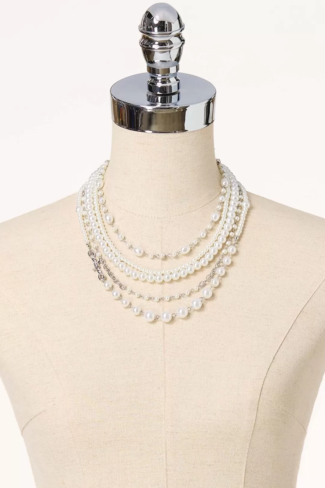 Cato Sets | Necklaces | Mixed Pearl Layered Necklace Set