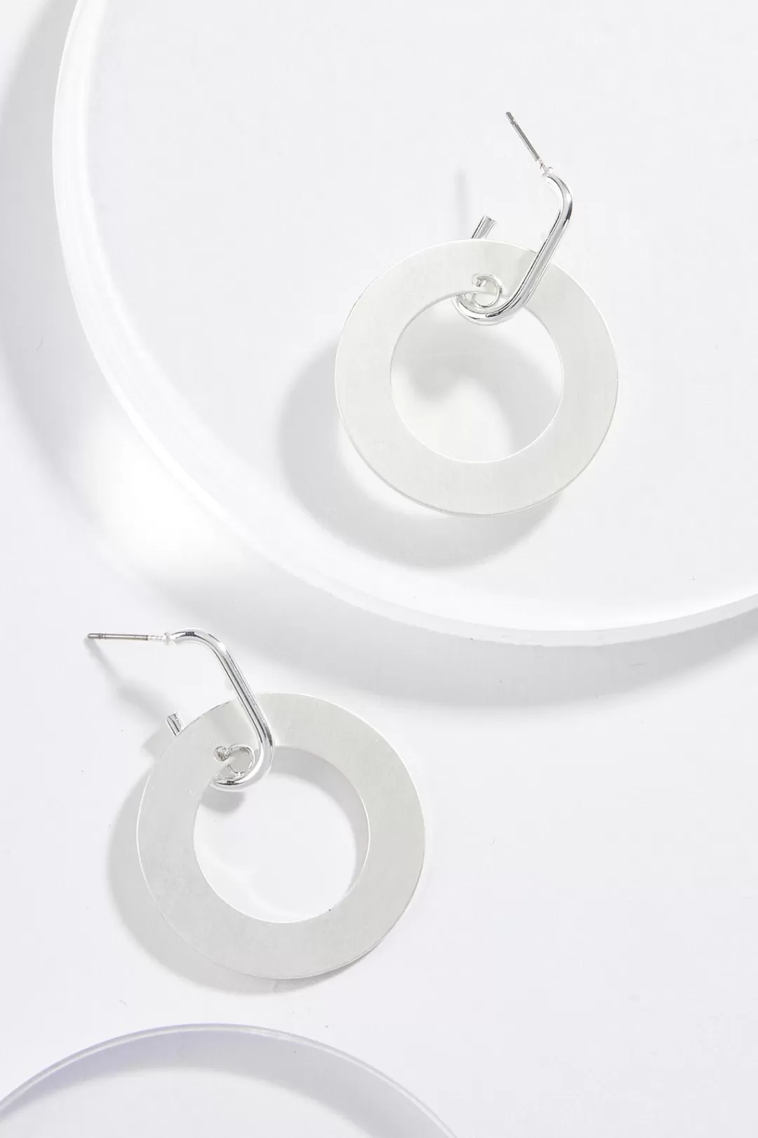 Cato Earrings | Mod Silver Earrings