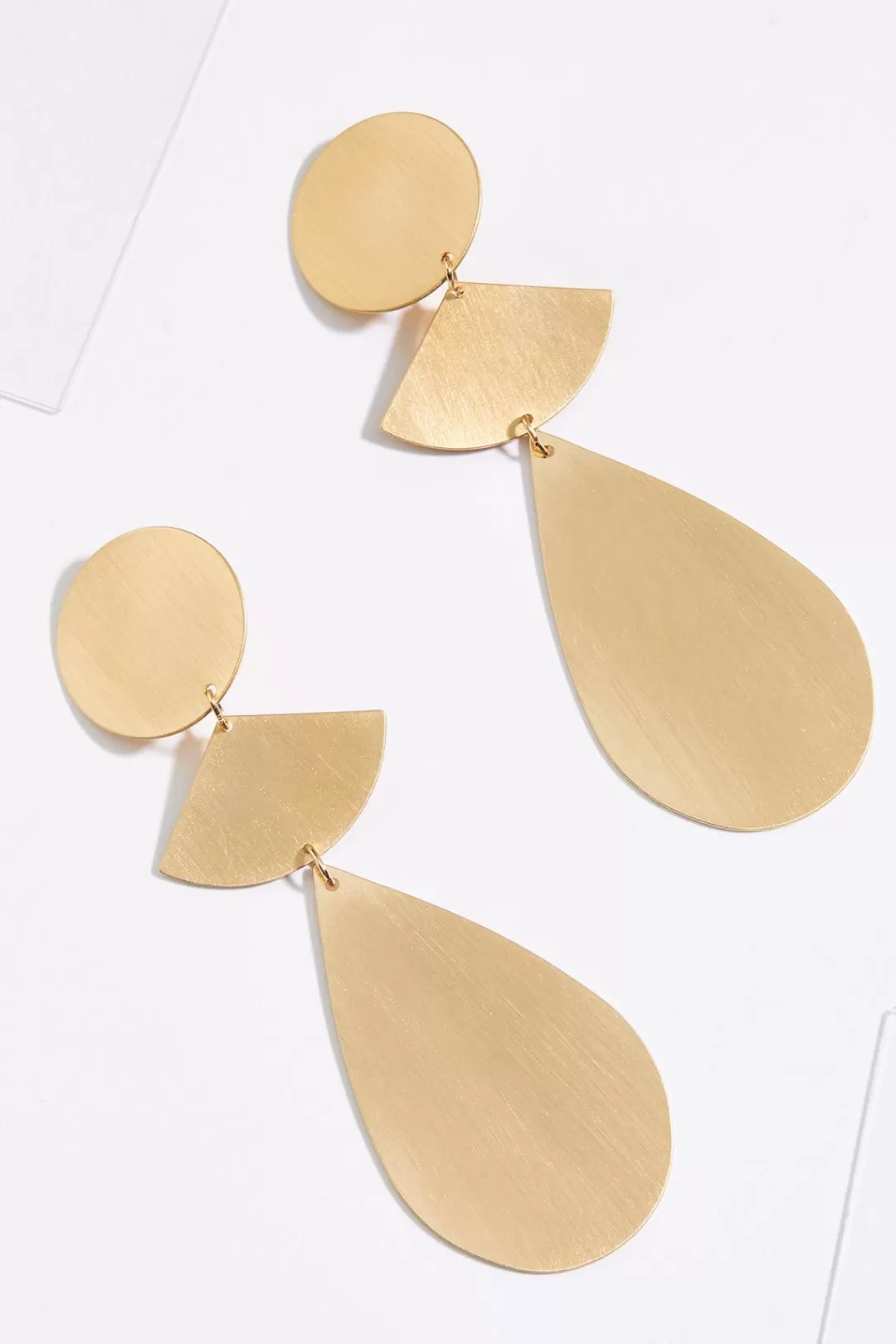 Cato Earrings | Modern Metal Clip- On Earrings