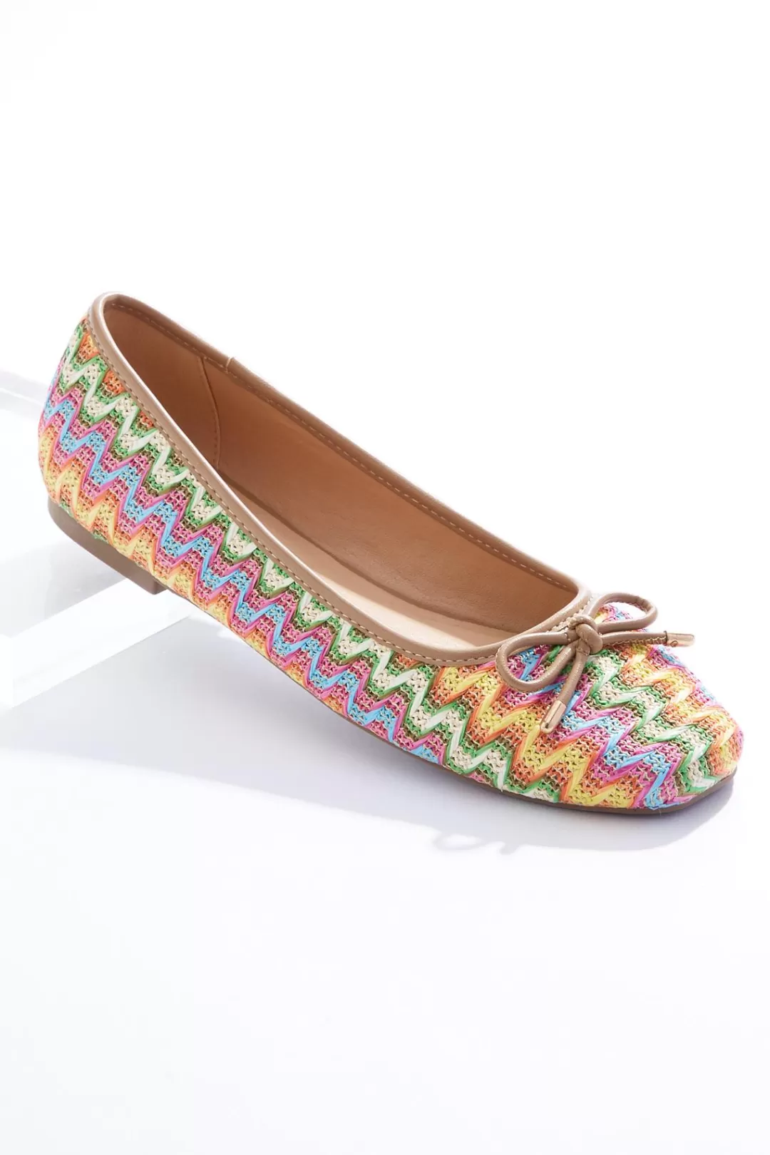 Cato Flats | Raffia Ballet Flats