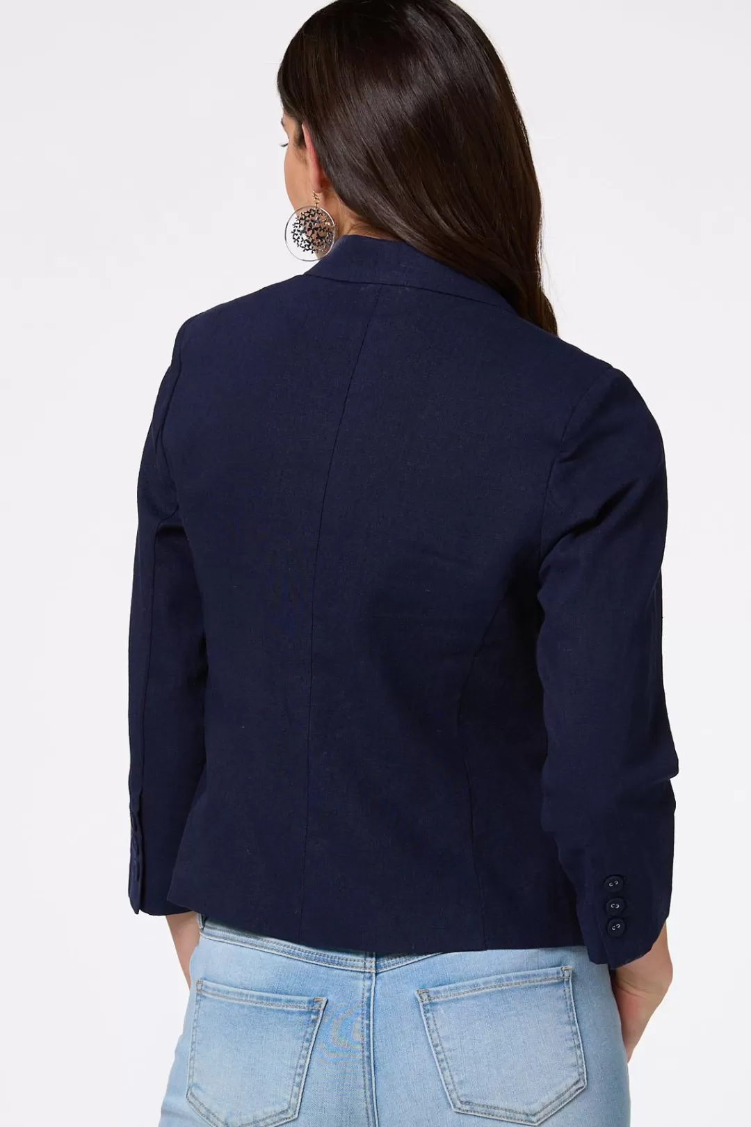 Cato Suiting | Jackets & Vests | Navy Linen Blazer