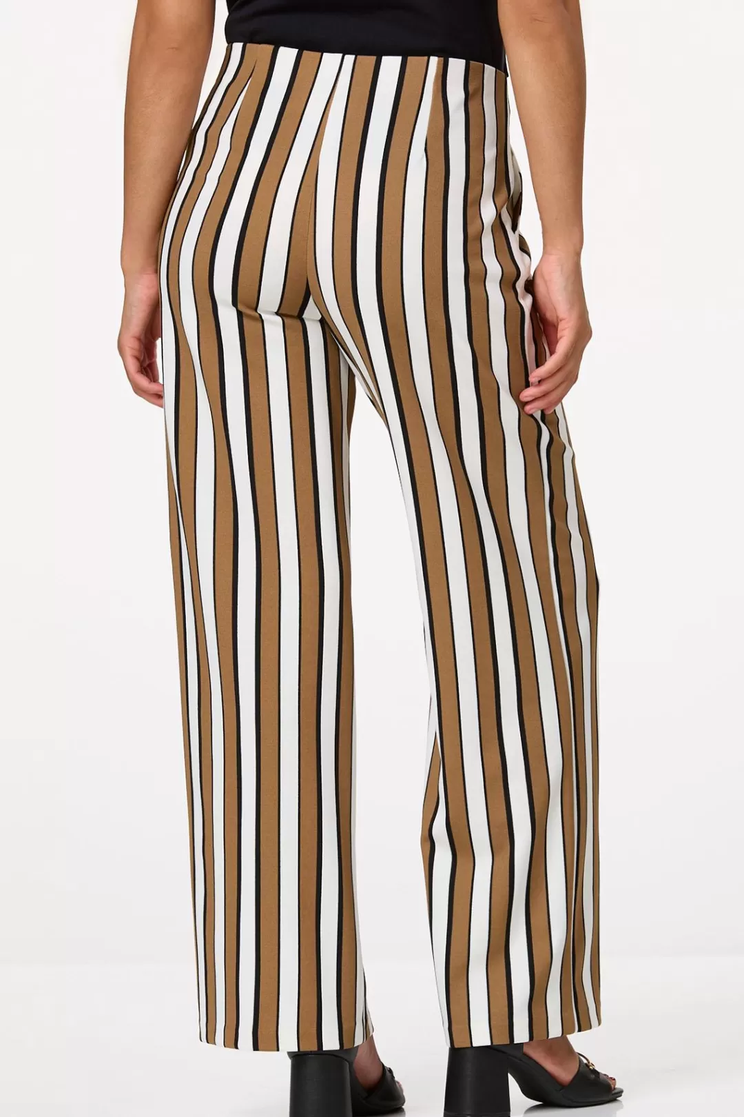 Cato Pants | Neutral Stripe Pants