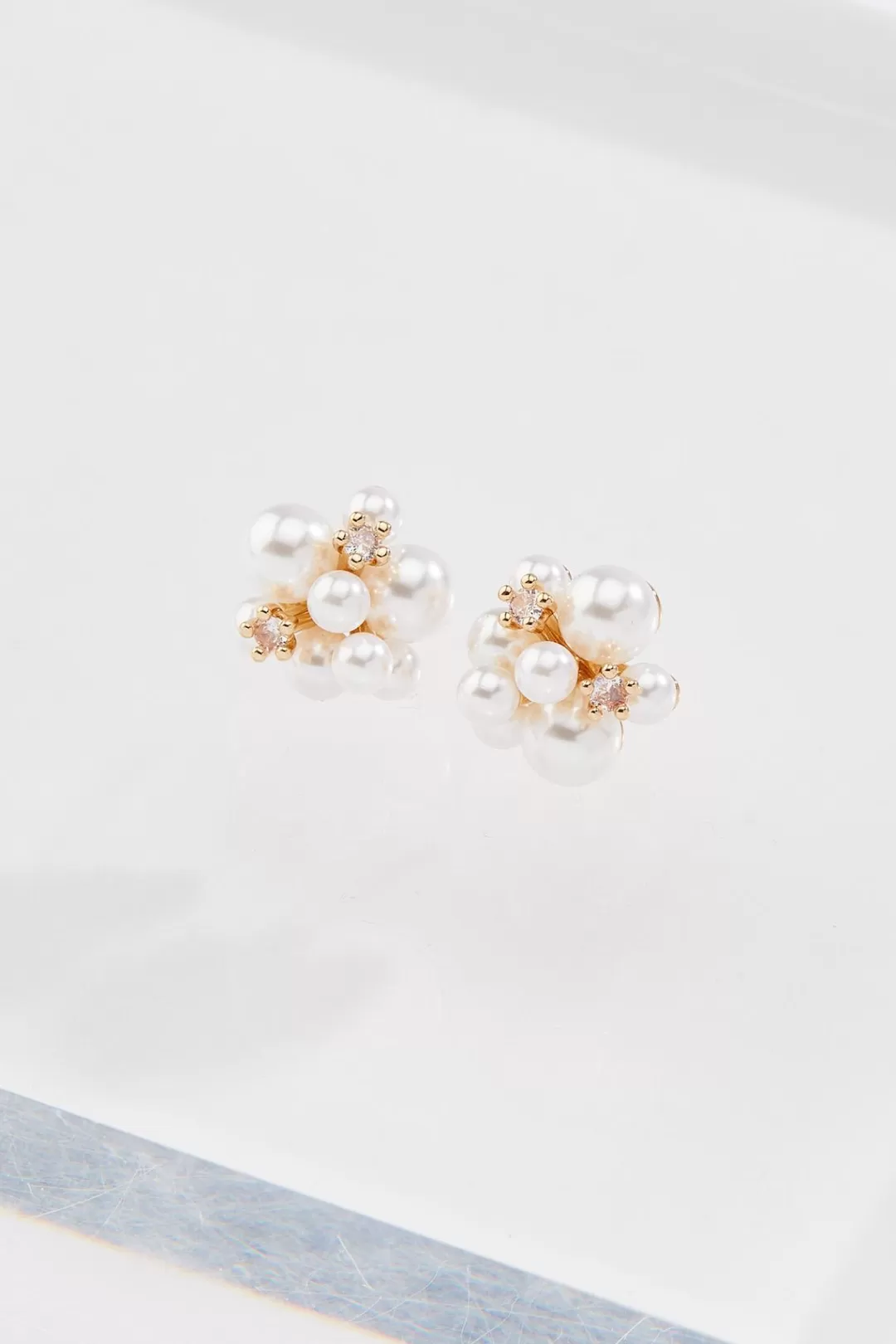 Cato Social Occasion | Earrings | Pearl Cluster Statement Earrings