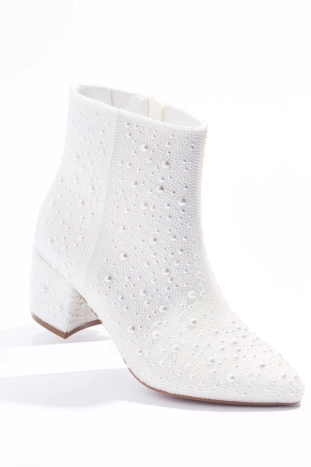 Cato Boots | Pearl Stone Embellished Boots