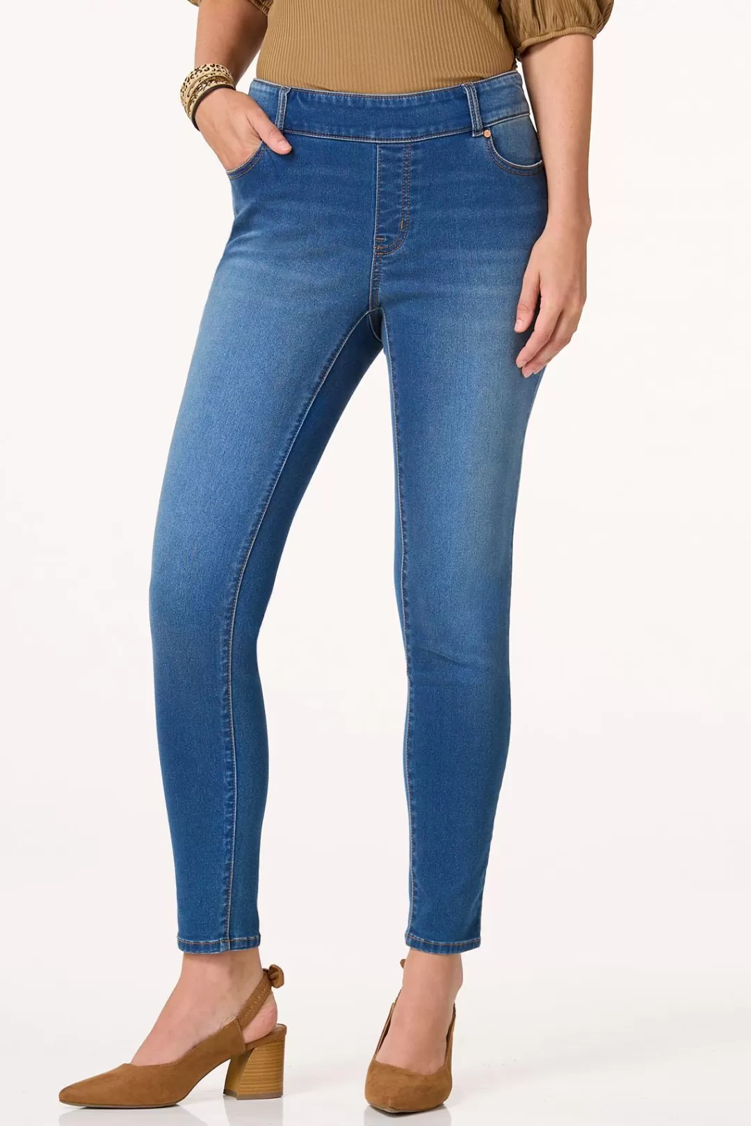 Cato Petites | Jeans | Petite Curvy Pull- On Jeggings