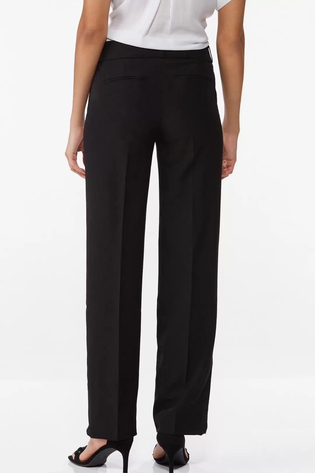 Cato Petites | Pants | Petite Solid Trouser Pants