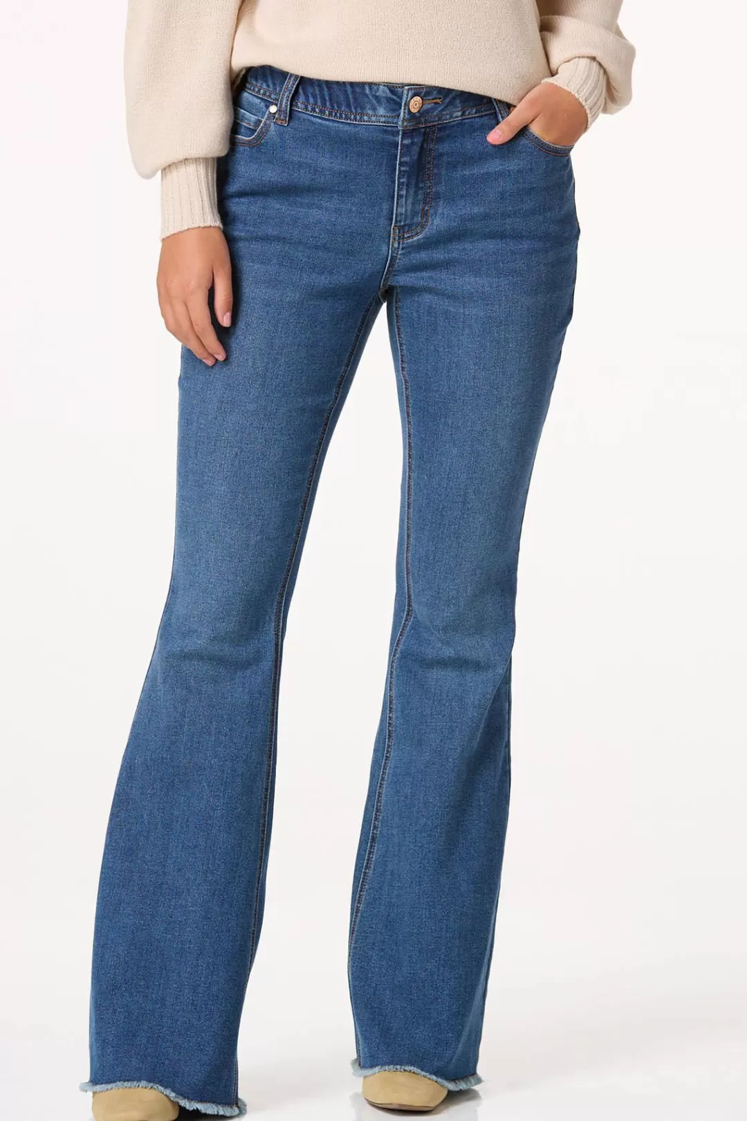 Cato Petites | Jeans | Petite Superflex Curvy Flare Leg Jeans