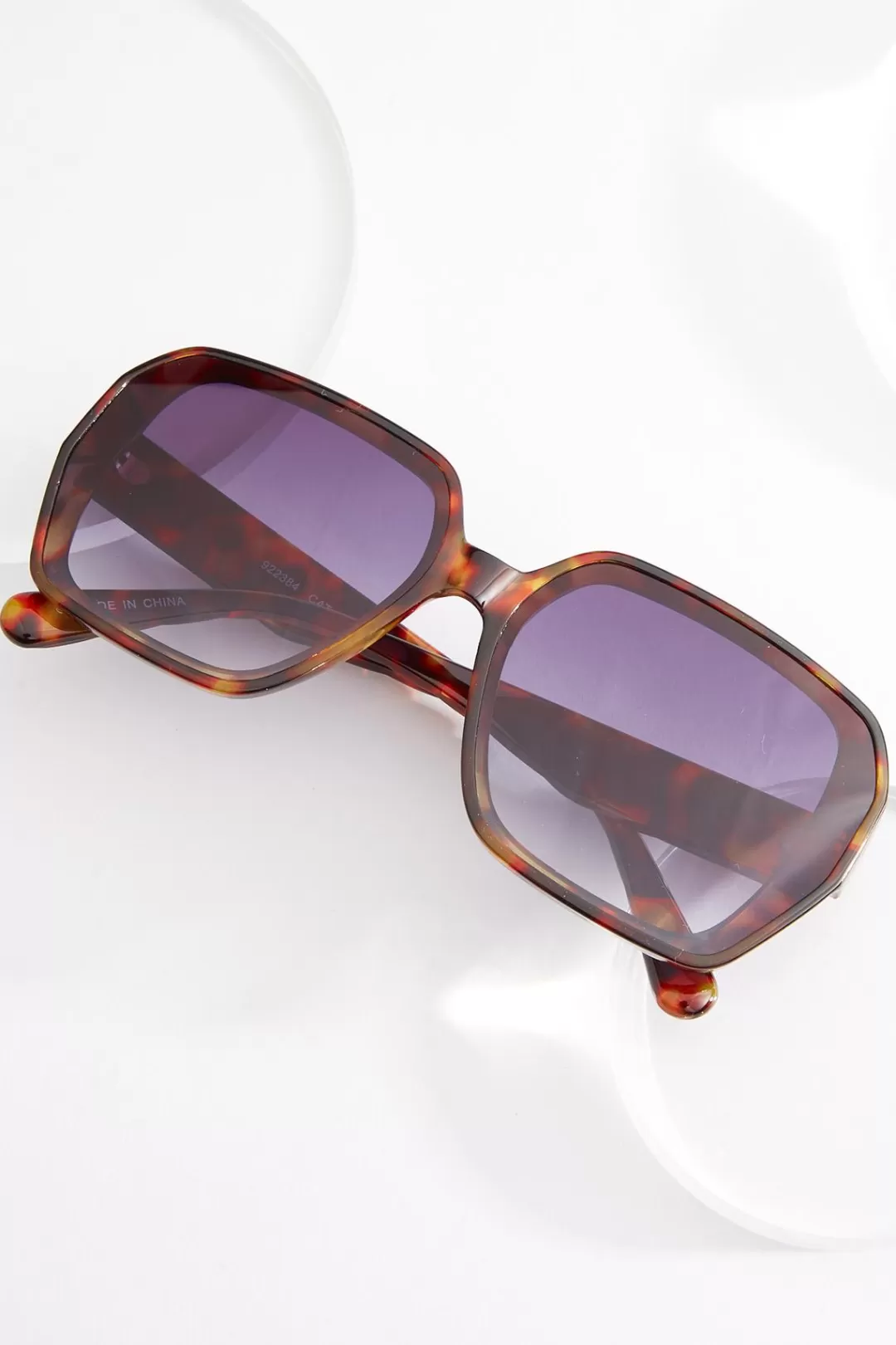 Cato Sunglasses | Plastic Square Tortoise Sunglasses