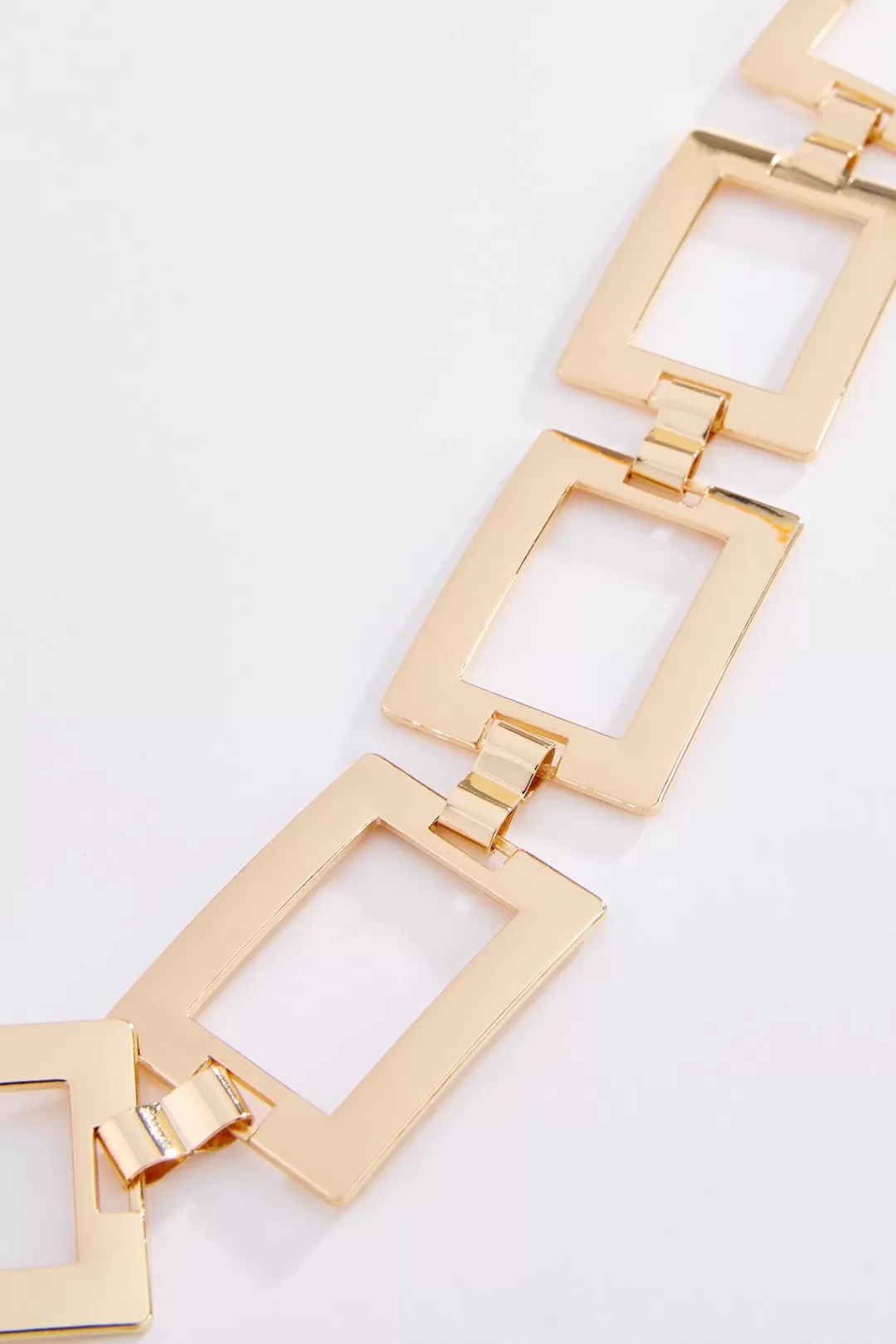 Cato Belts | Plus Size Rectangle Chain Belt