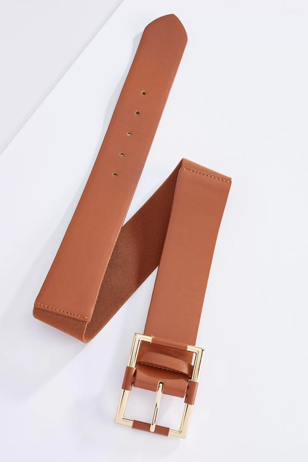 Cato Belts | Plus Size Square Buckle Stretch Belt