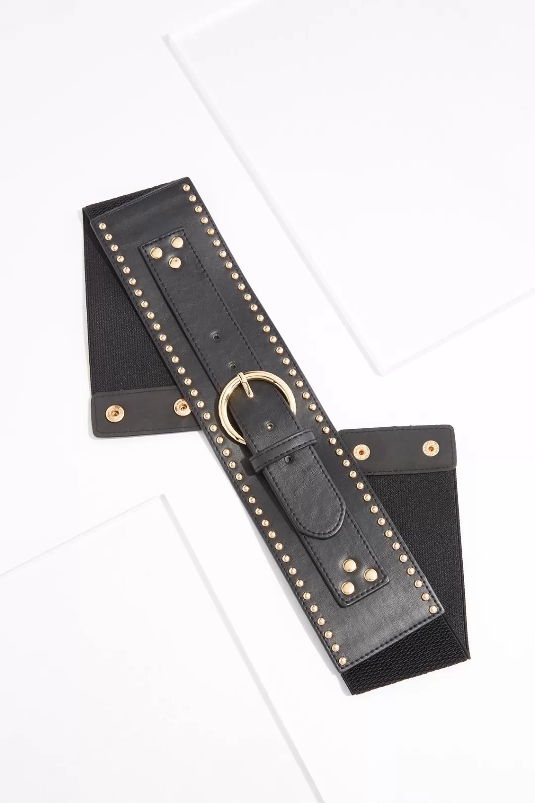 Cato Belts | Plus Size Studded Stretch Belt