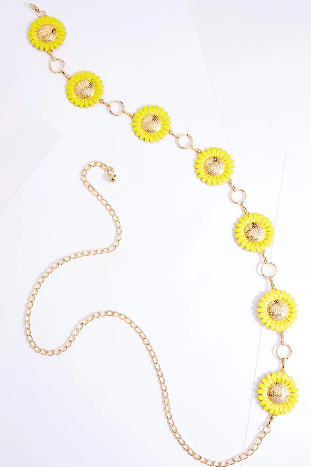 Cato Belts | Plus Size Sunflower Chain Belt