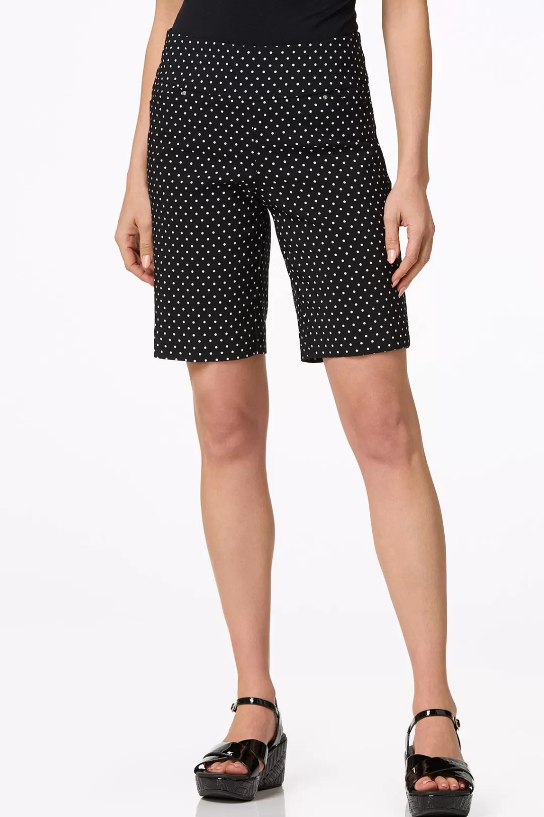 Cato Shorts | Polka Dot Bermuda Shorts