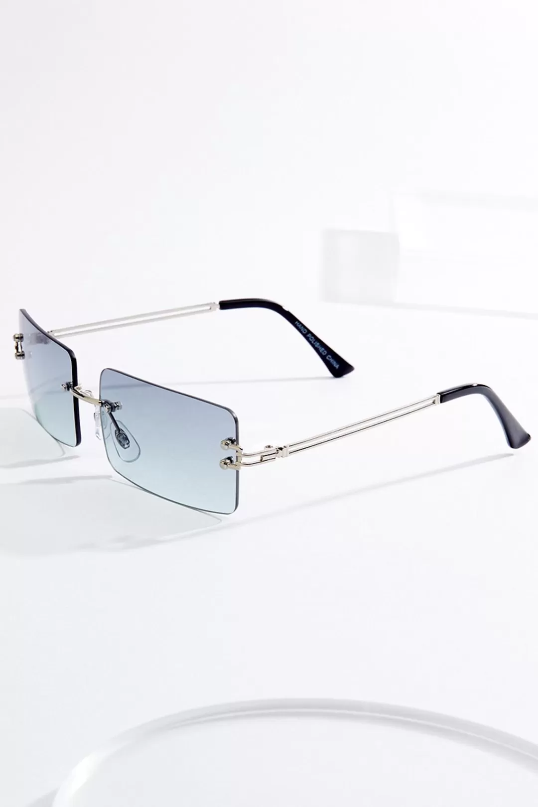 Cato Sunglasses | Rectangle Rimless Sunglasses