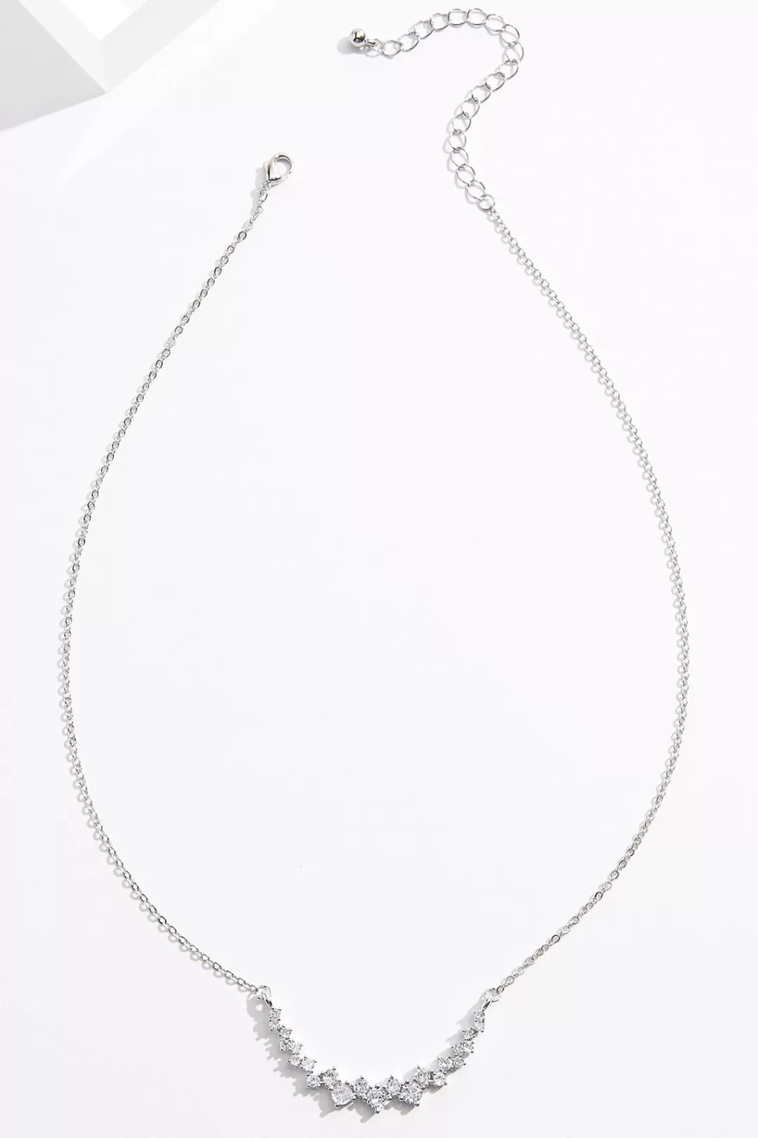 Cato Necklaces | Rhinestone Arch Short Necklace