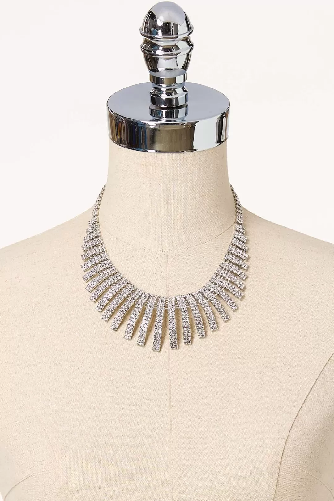 Cato Social Occasion | Necklaces | Rhinestone Burst Bib Necklace