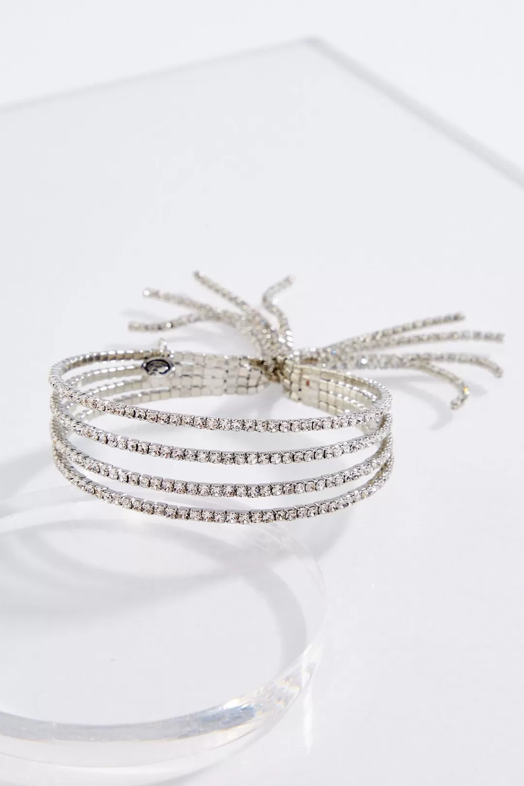 Cato Social Occasion | Bracelets | Rhinestone Fringe Cuff Bracelet