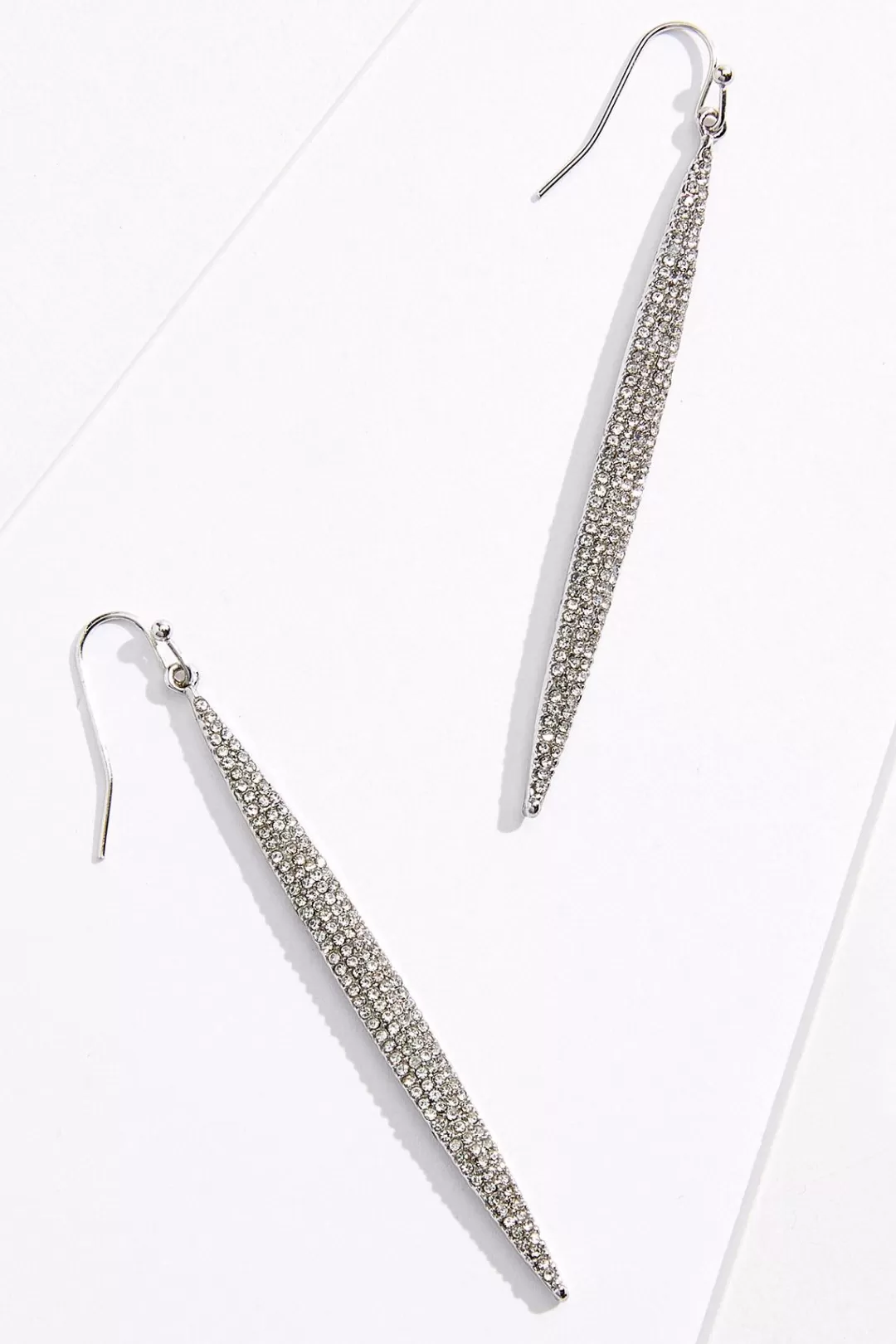 Cato Social Occasion | Earrings | Rhinestone Sharp Linear Earrings