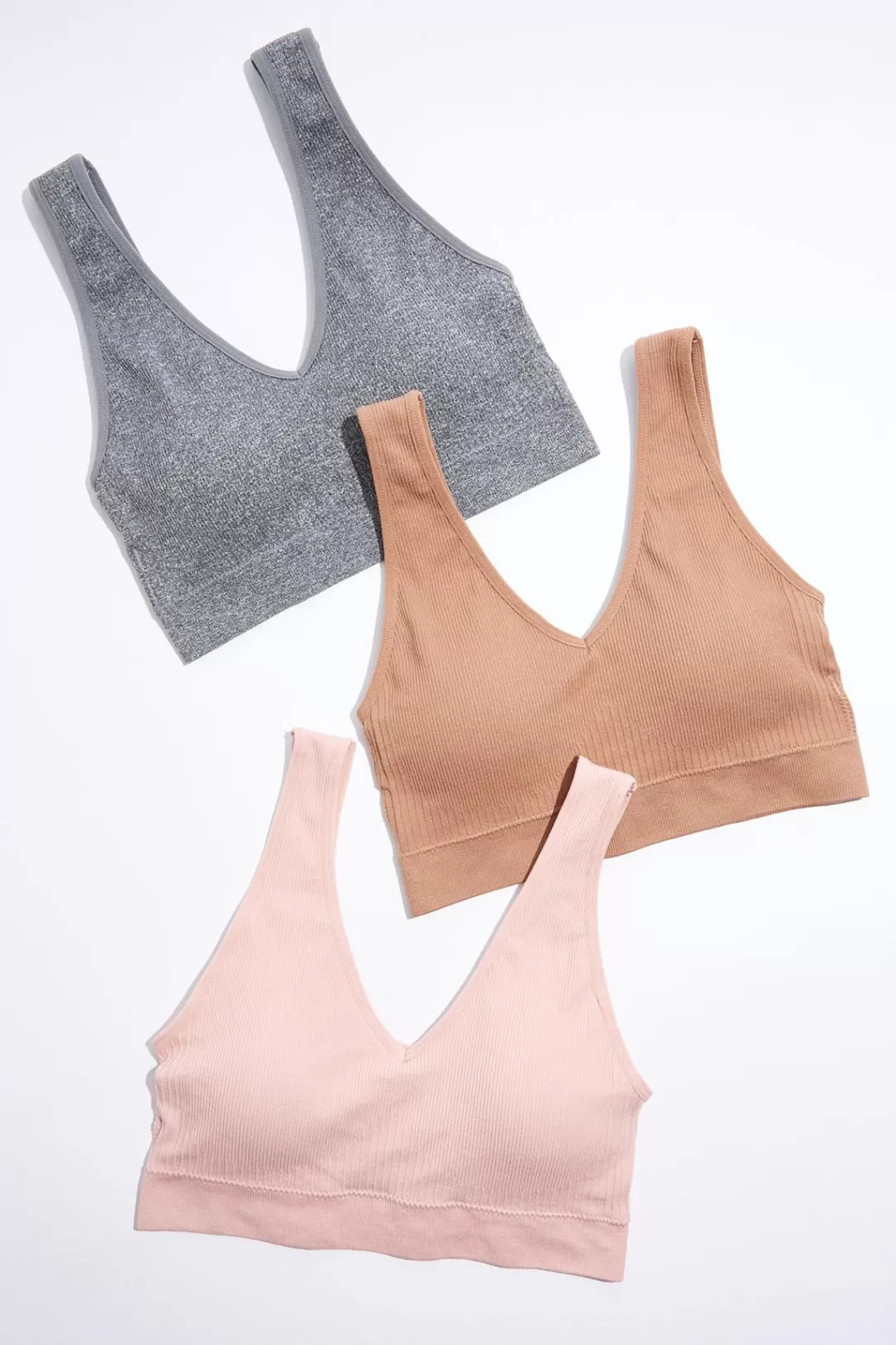 Cato Intimates | Ribbed Bralette Set