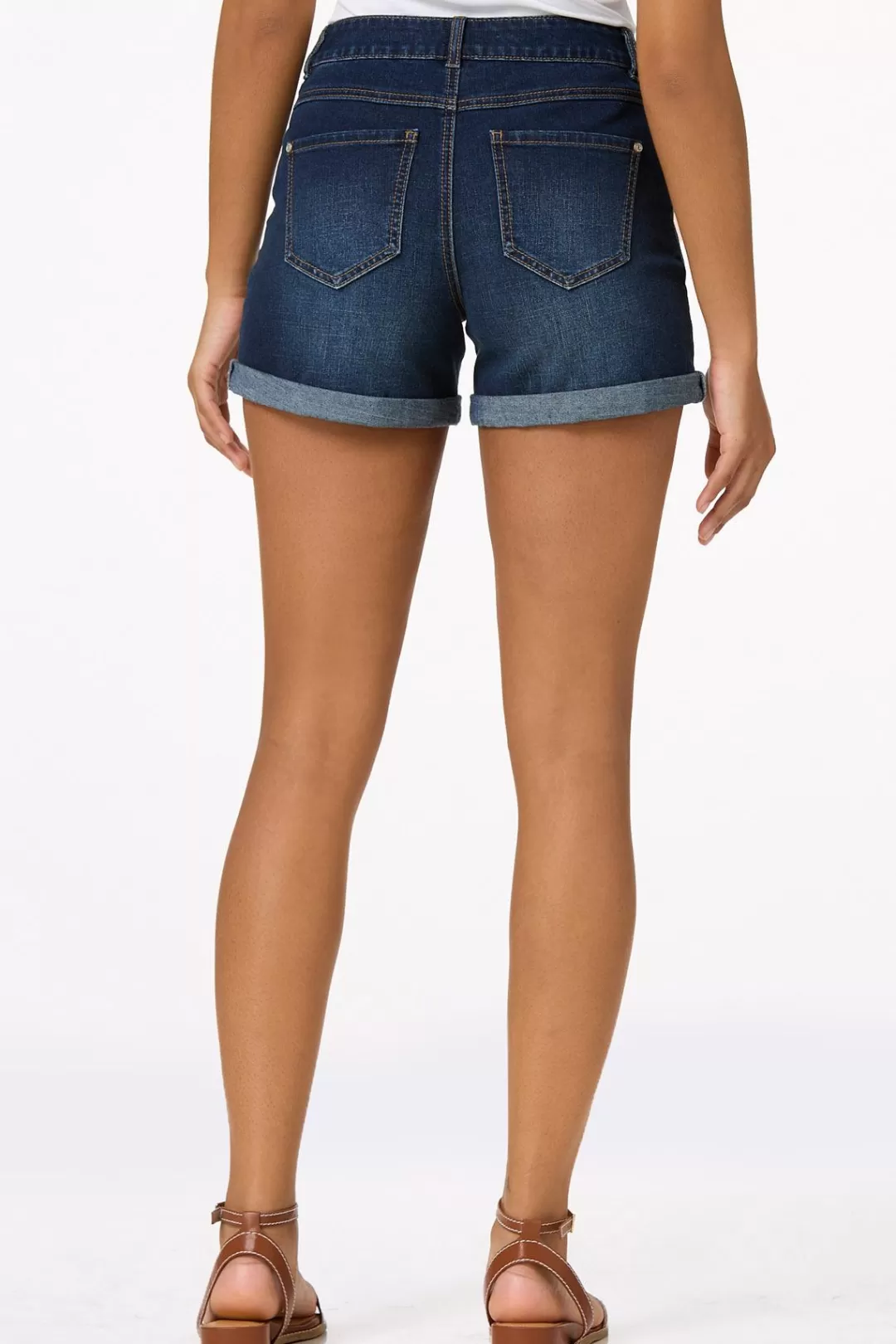 Cato Shorts | Jeans | Rolled Denim Shorts