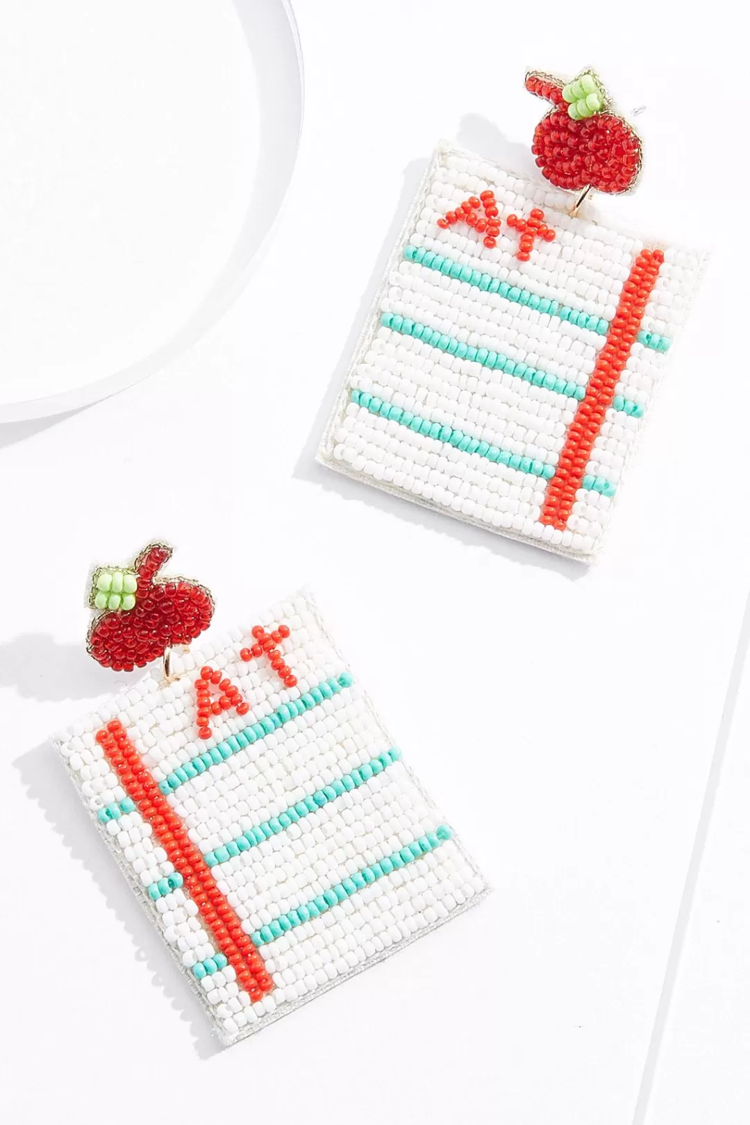 Cato Earrings | Seed Bead Graded Paper Earrings