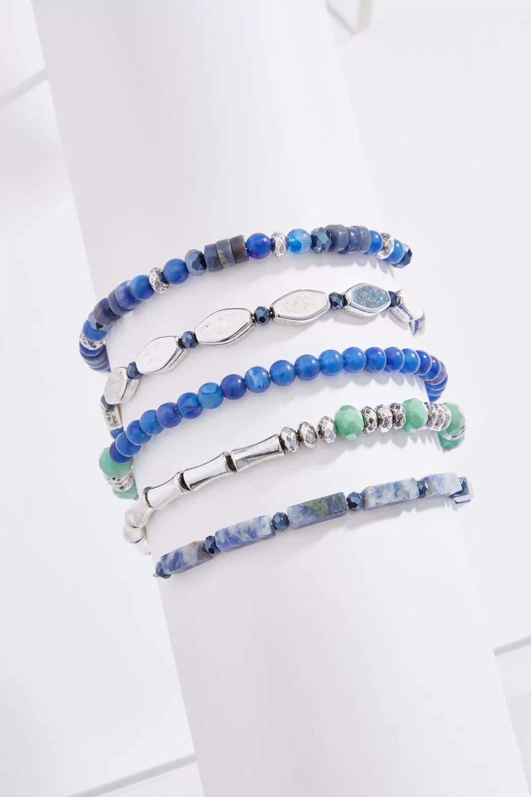 Cato Bracelets | Semi- Precious Stone Coil Bracelet