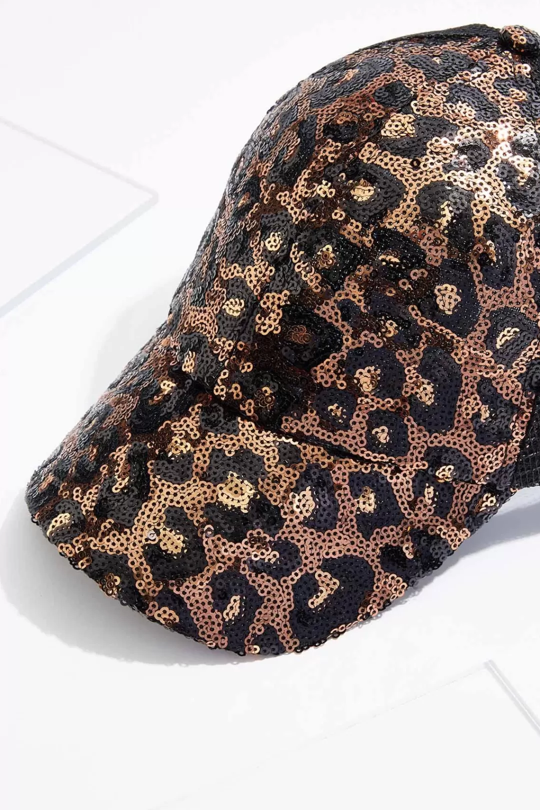 Cato Hats & Hair | Sequin Leopard Baseball Hat