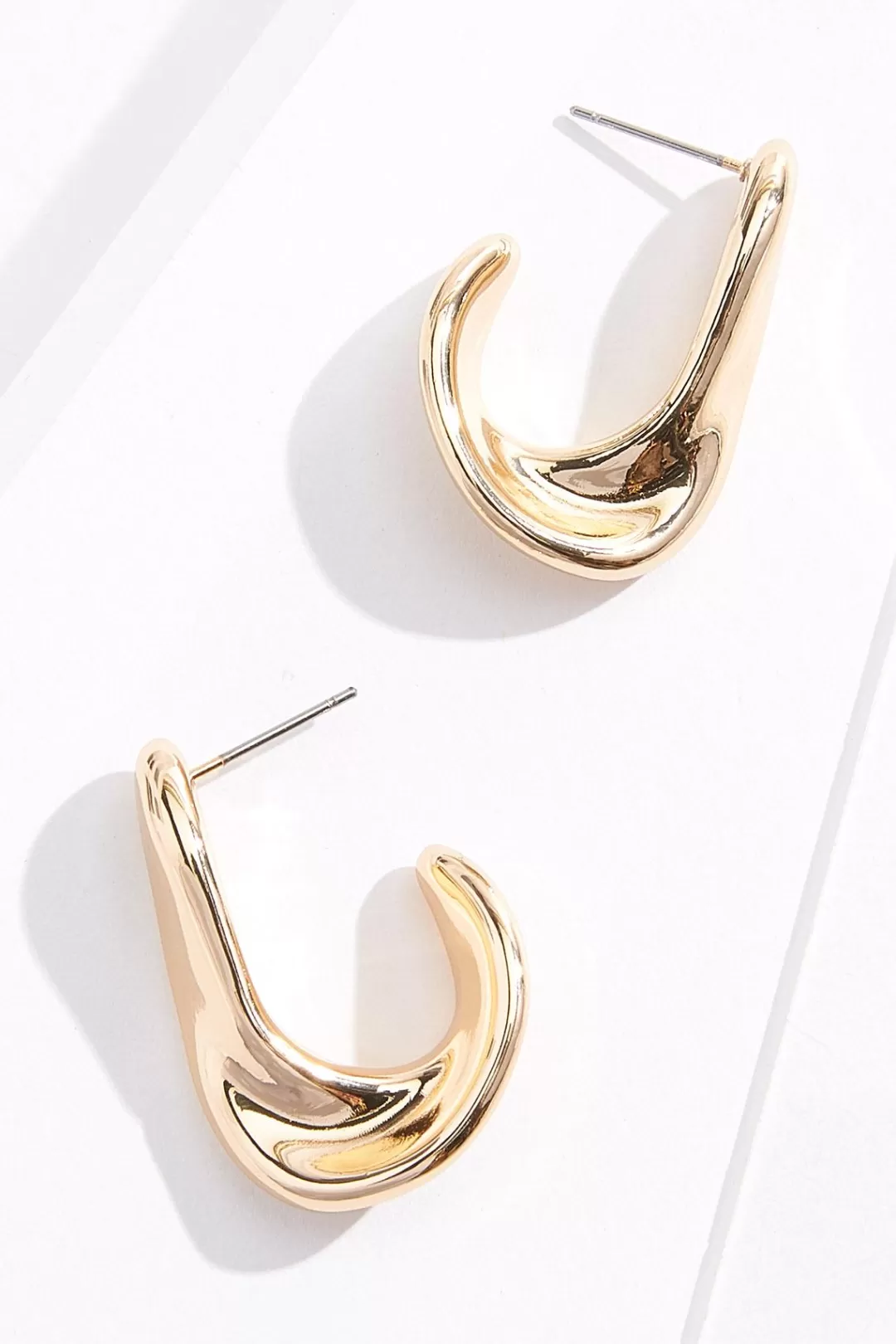 Cato Earrings | Shaped Hoop Earrings