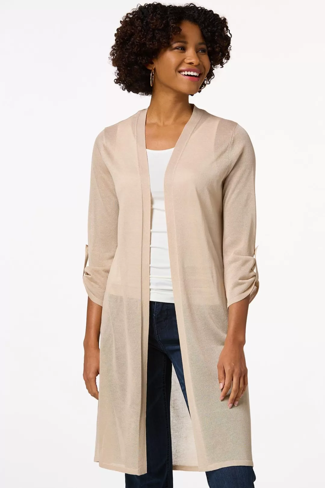 Cato Sweaters | Sheer Cardigan Duster