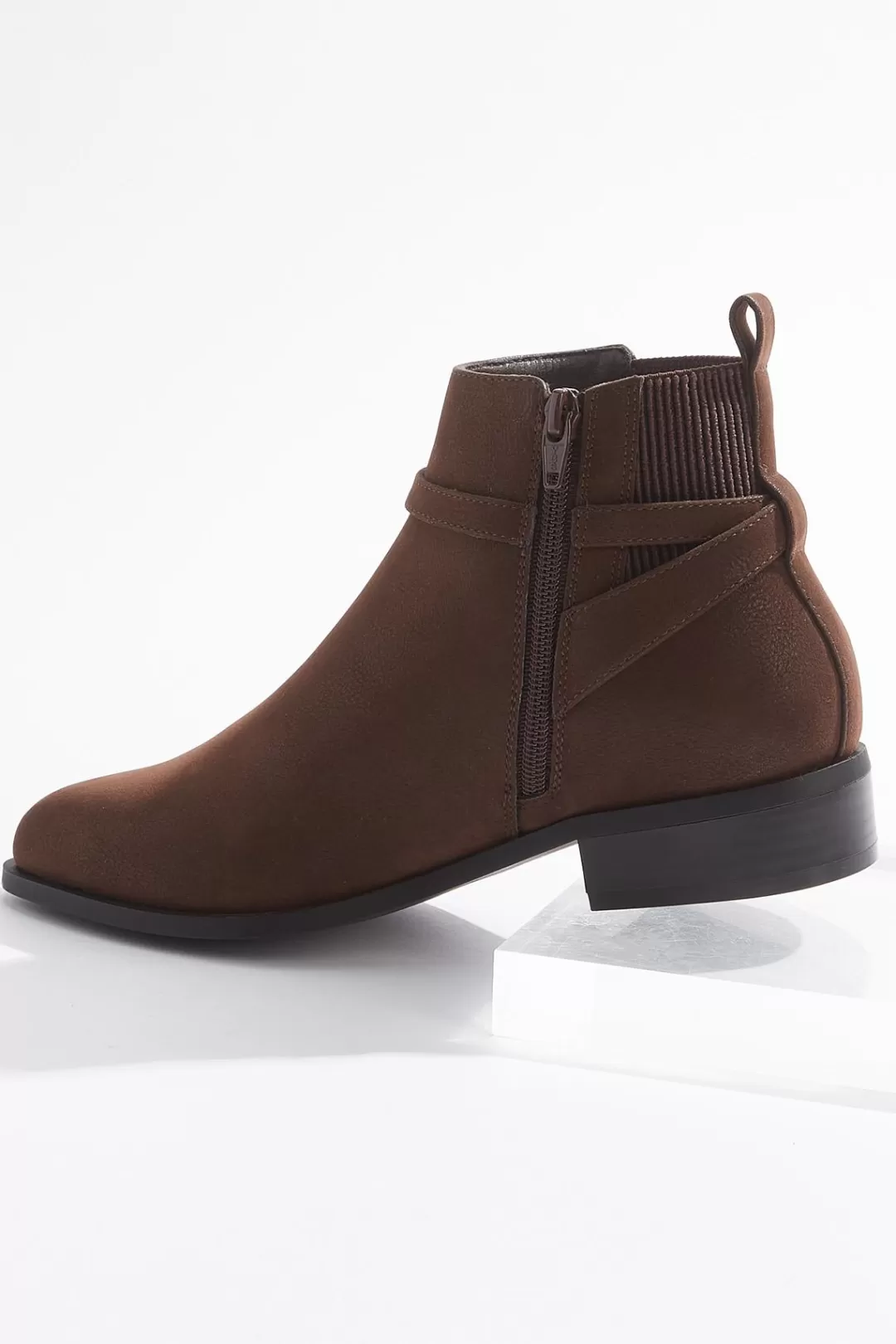 Cato Boots | Side Stretch Horsebit Booties