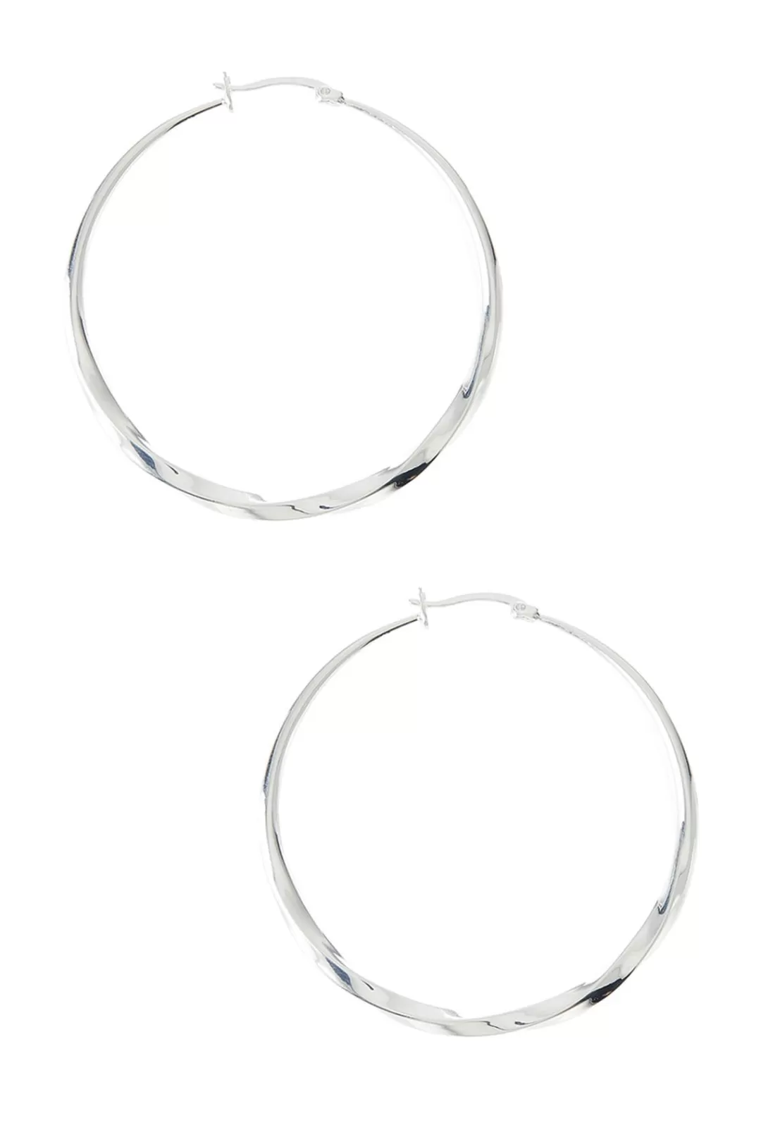 Cato Earrings | Twist Hoop Earrings