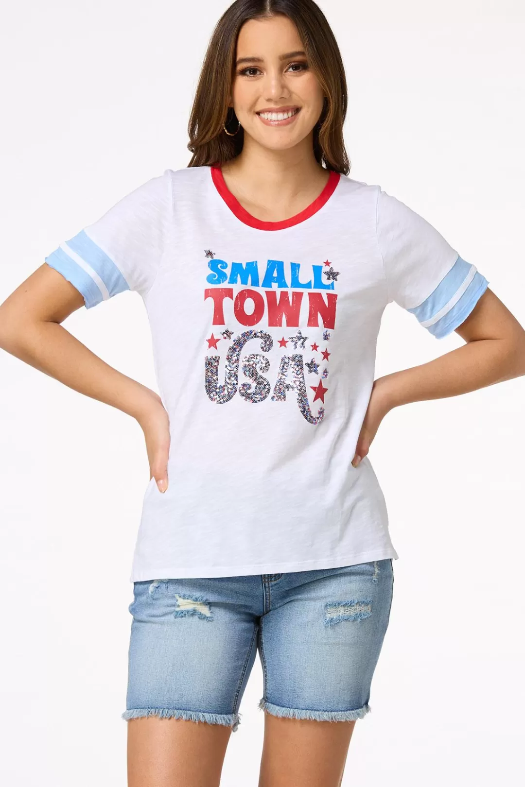 Cato Tops | Small Town Usa Tee