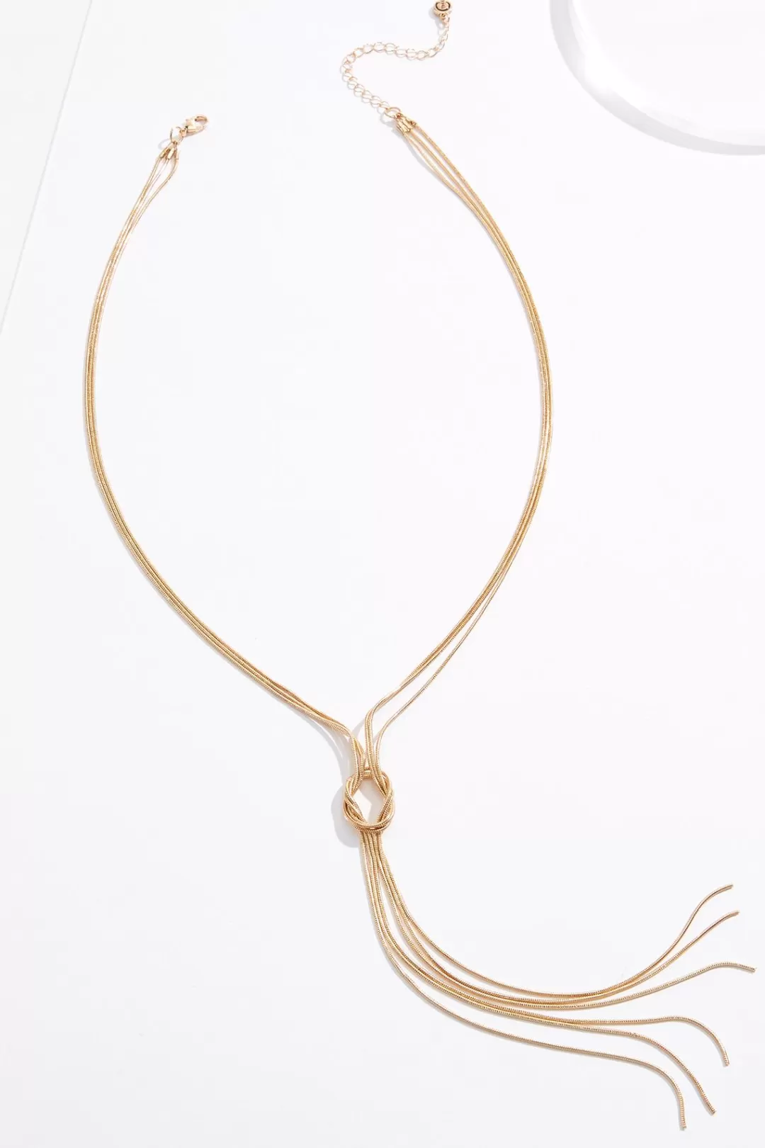 Cato Necklaces | Snake Chain Knot Long Necklace