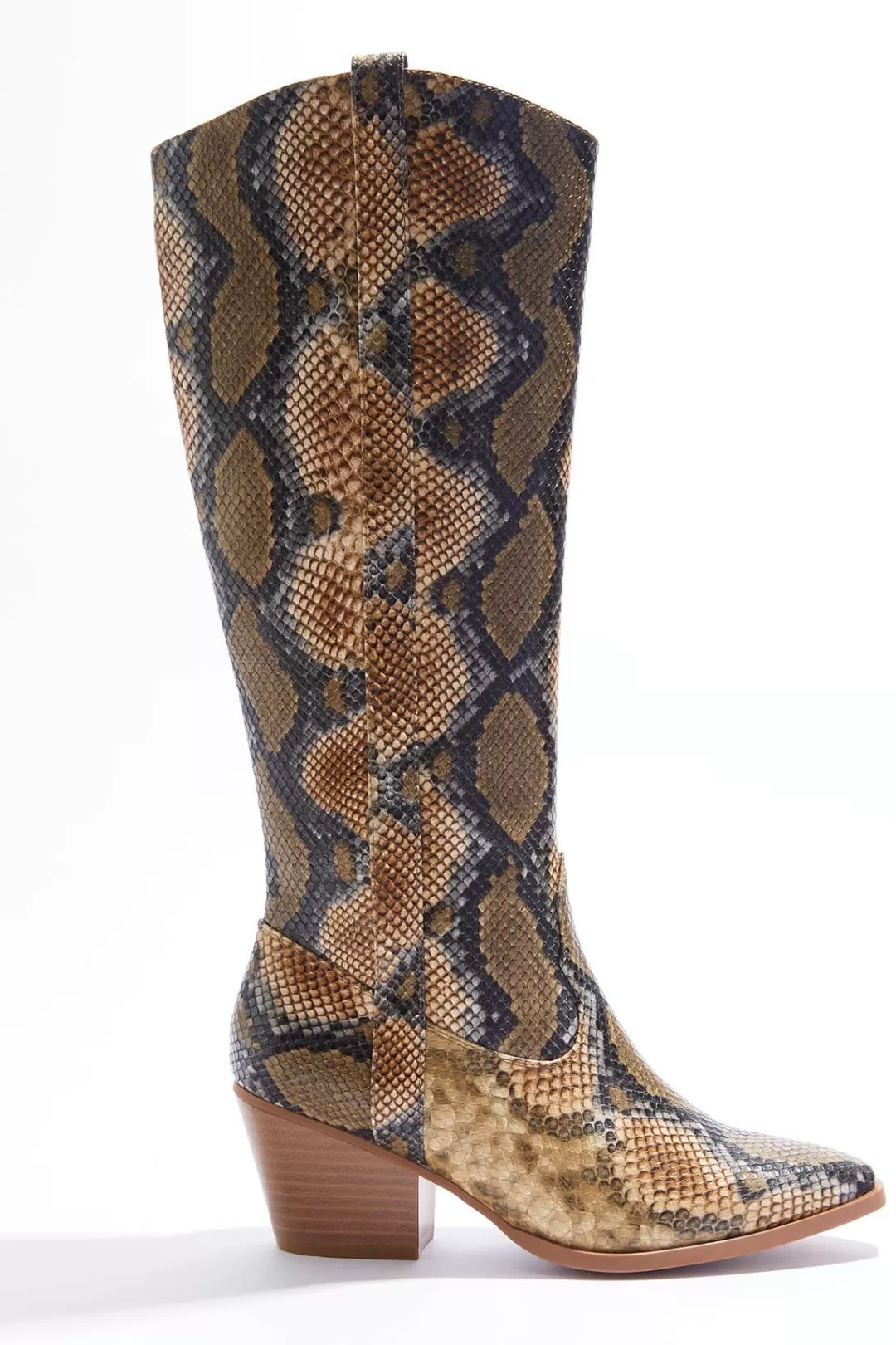 Cato Boots | Snakeskin Tall Boots