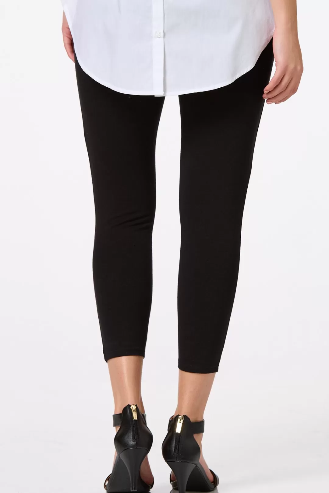 Cato Pants | Solid Cropped Leggings