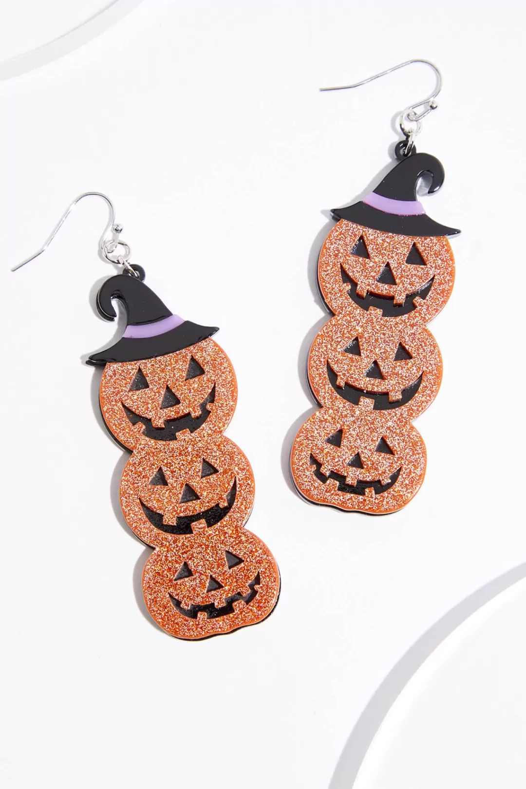 Cato Earrings | Stacked Pumpkin Earrings