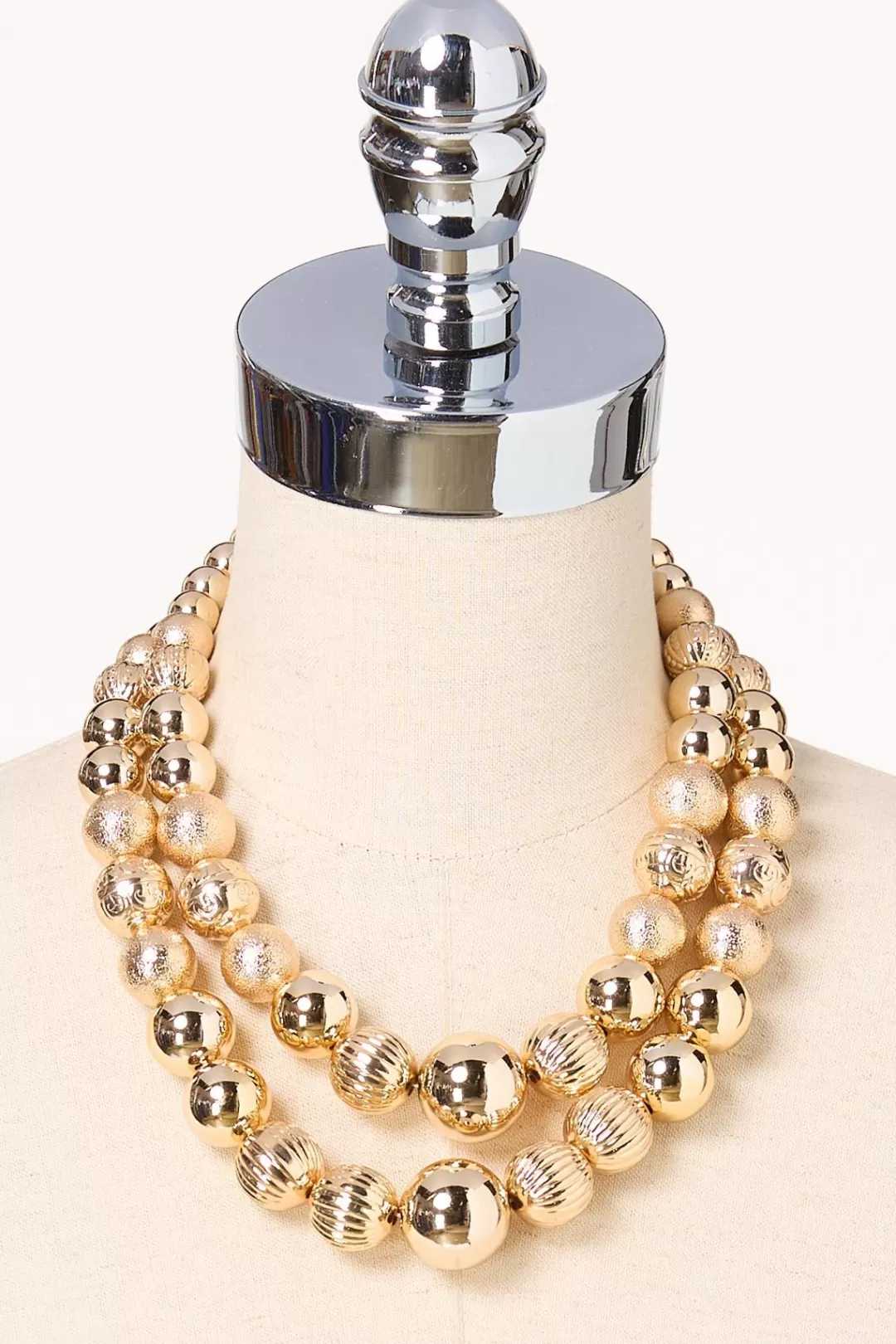 Cato Necklaces | Statement Ball Layered Necklace