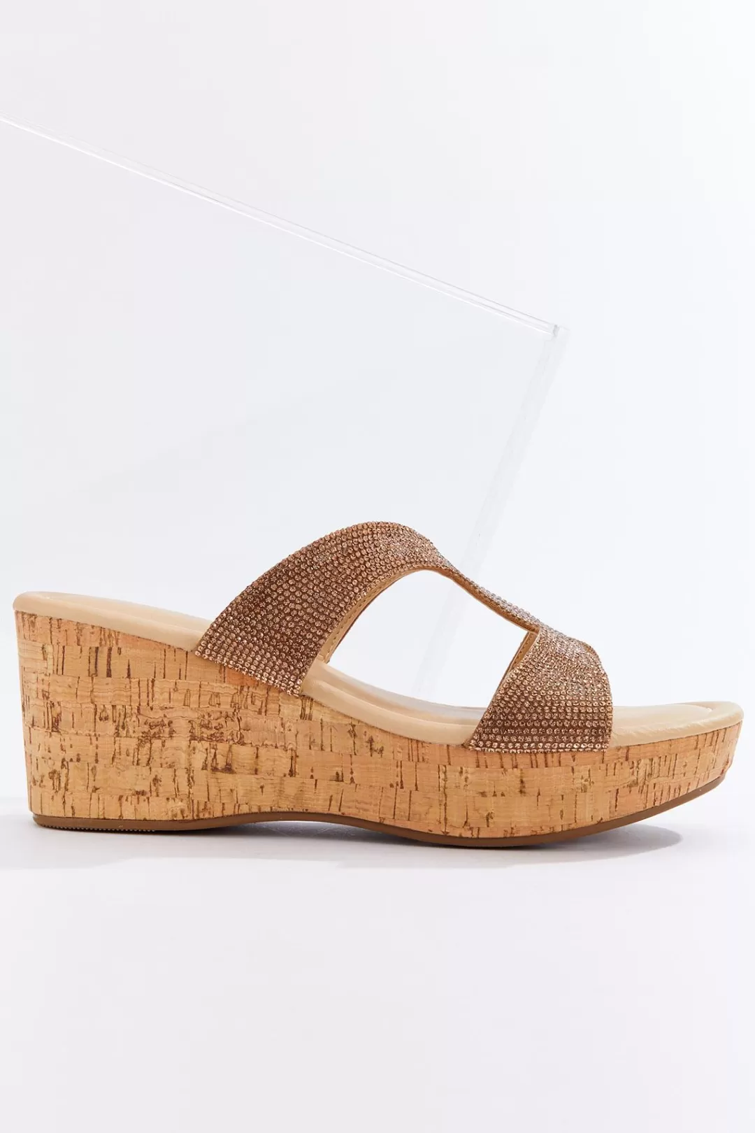 Cato Sandals | Stone Twist Cork Wedges