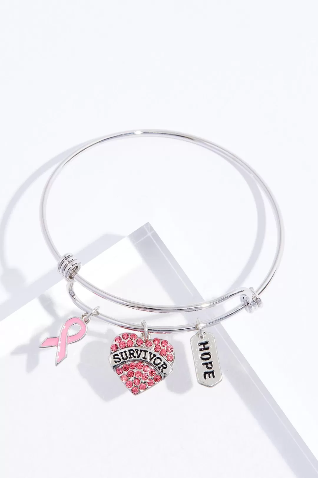 Cato Bracelets | Survivor Charm Bangle Bracelet