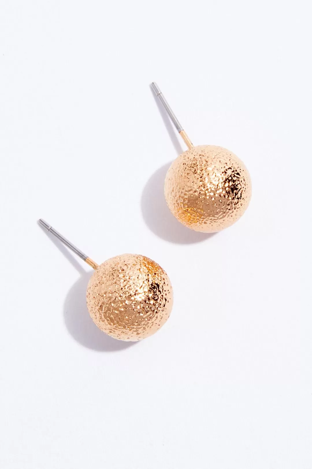 Cato Earrings | Textured Ball Earrings