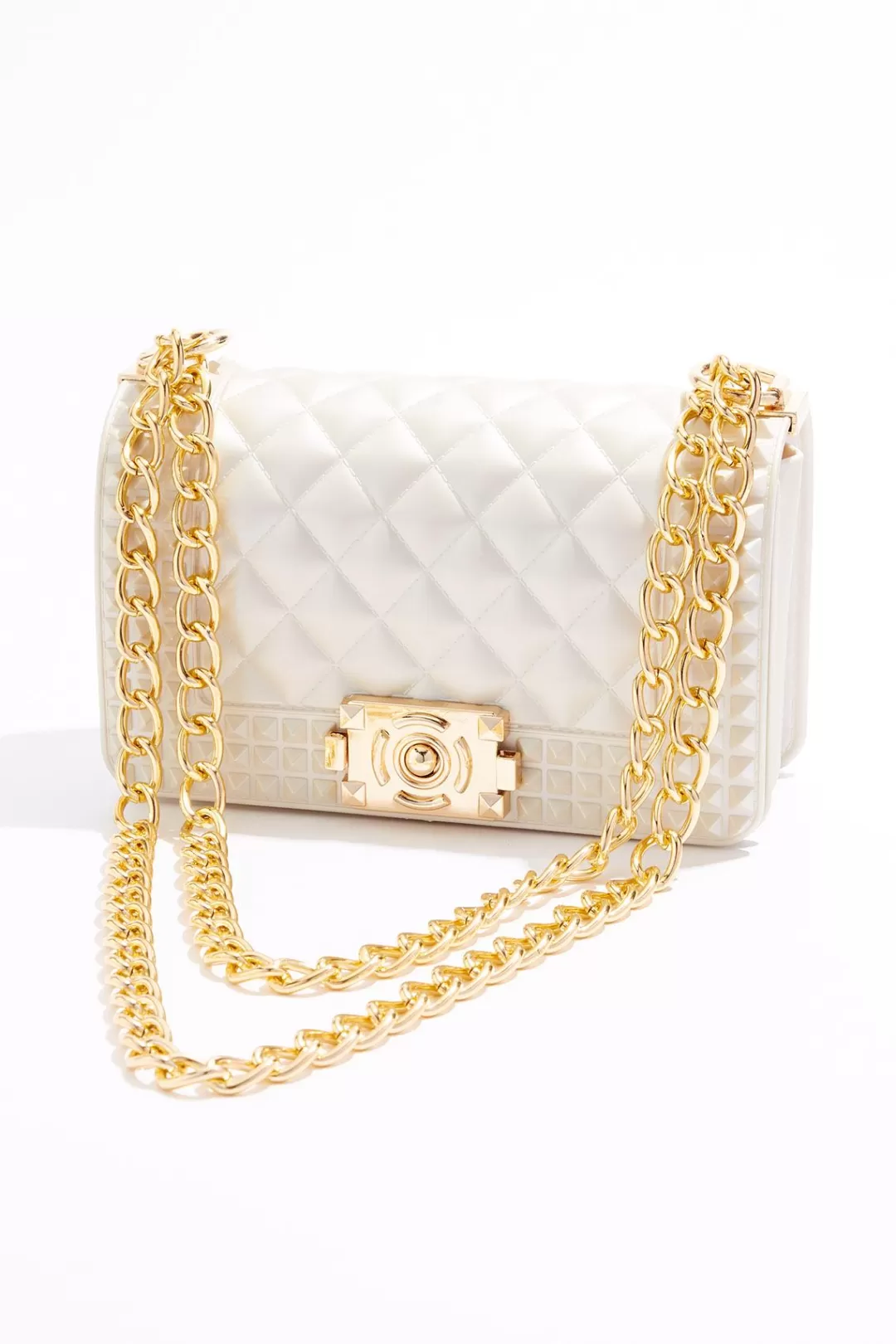 Cato Handbags | Textured Jelly Chain Crossbody