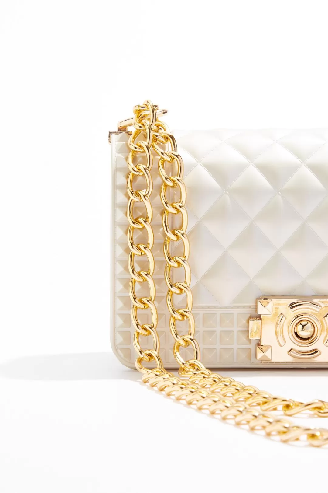 Cato Handbags | Textured Jelly Chain Crossbody