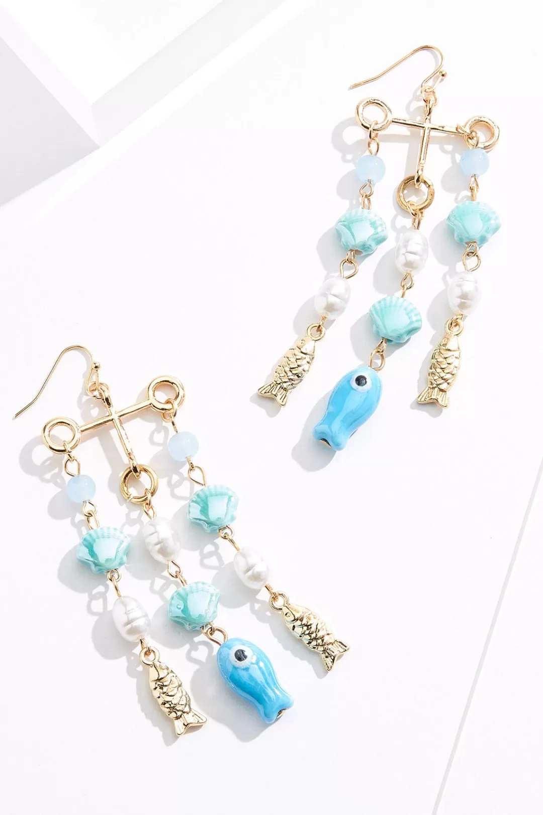 Cato Earrings | Tropical Fish Chandelier Earrings