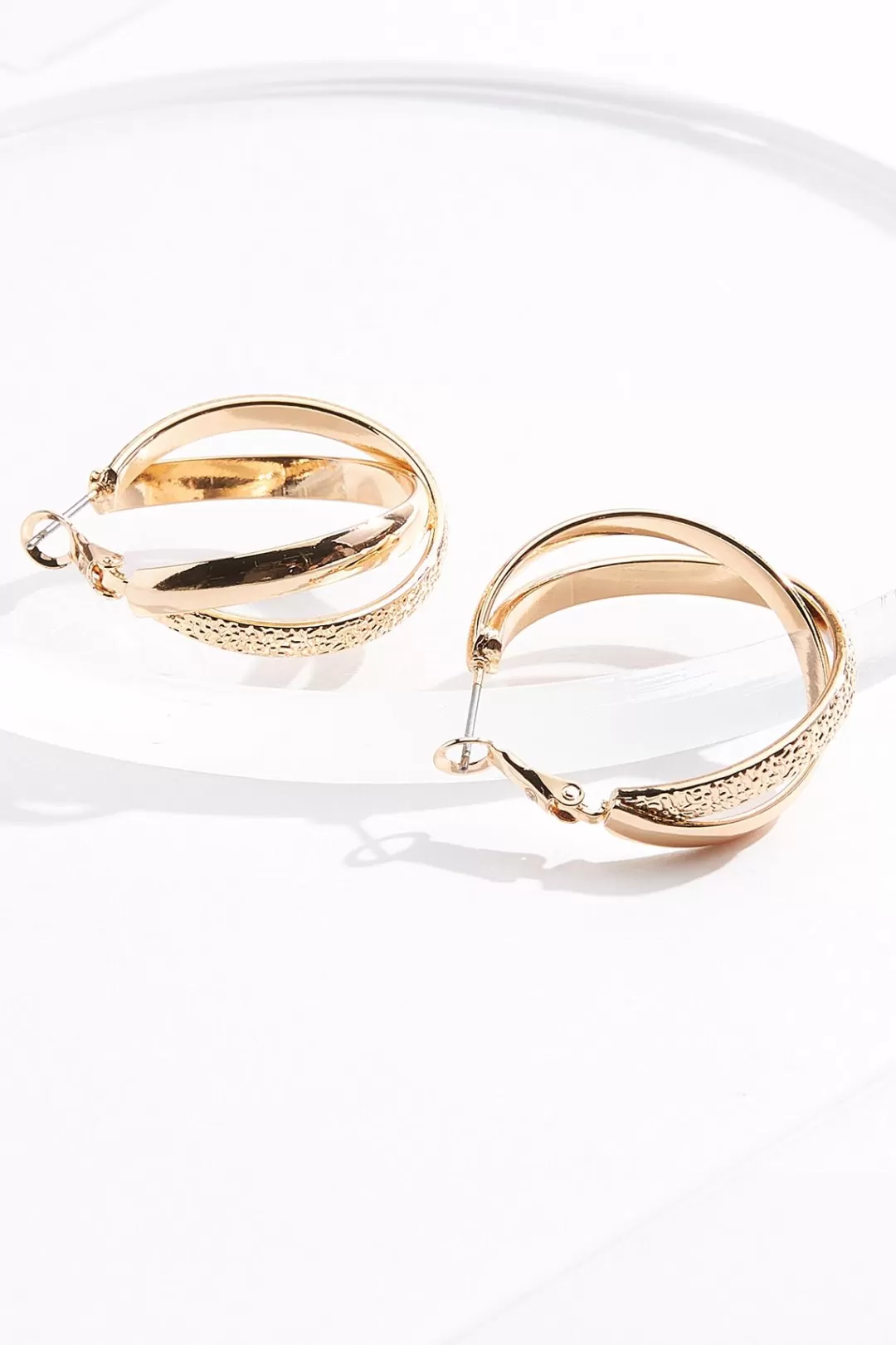 Cato Earrings | Twisted Hoop Earrings