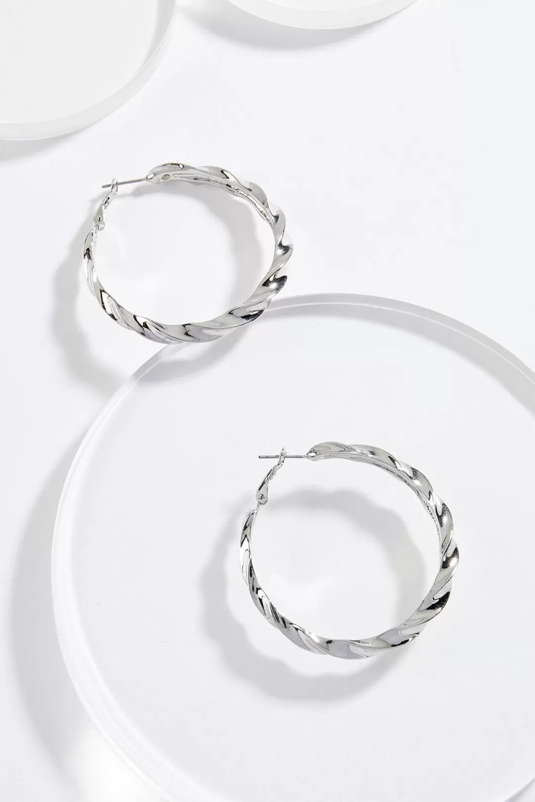 Cato Earrings | Twisted Hoop Earrings