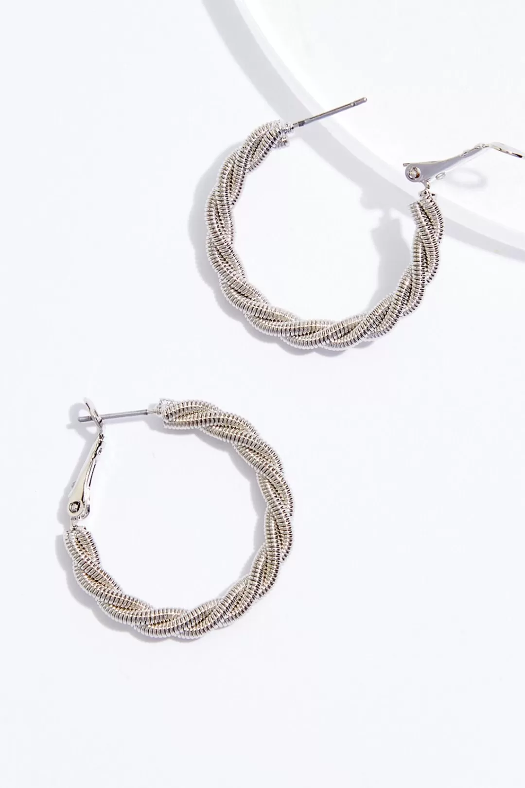 Cato Earrings | Twisted Hoop Earrings