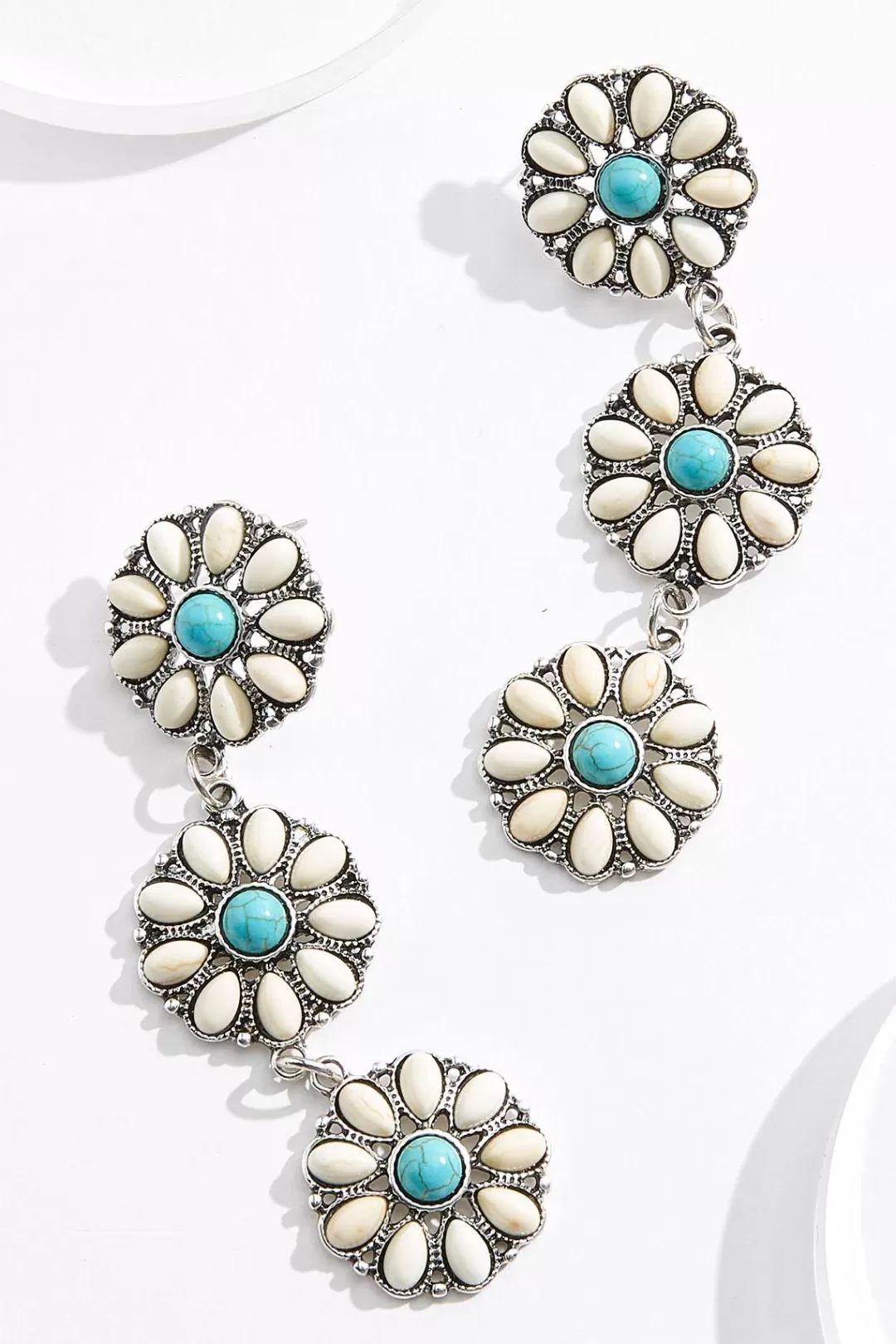 Cato Earrings | Western Flower Dangle Earrings